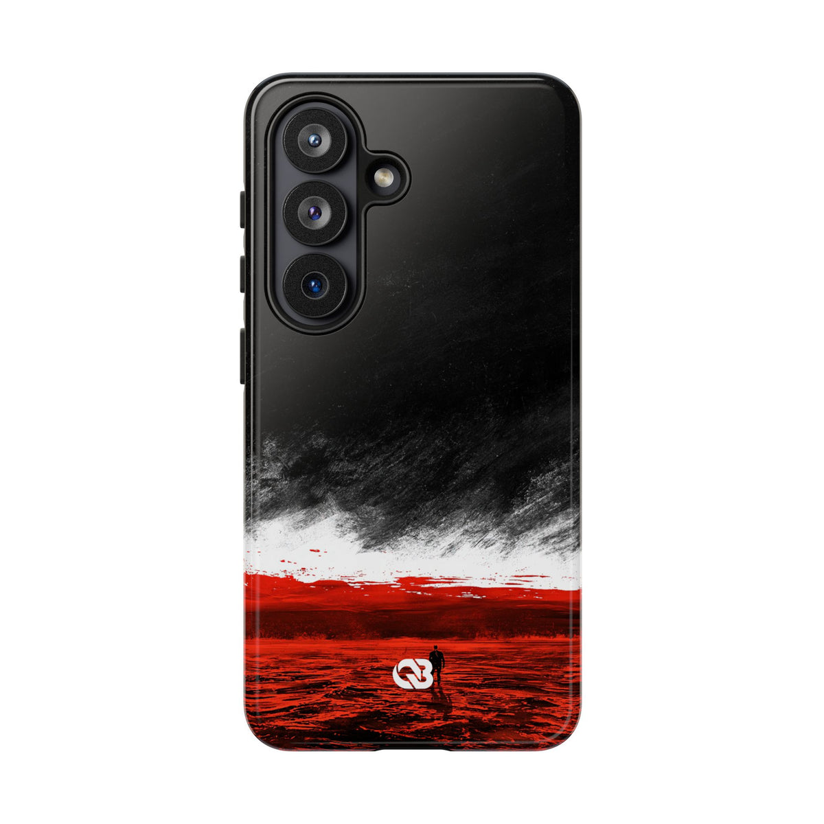 Crimson Void · Tough Phone Case for Samsung · Black