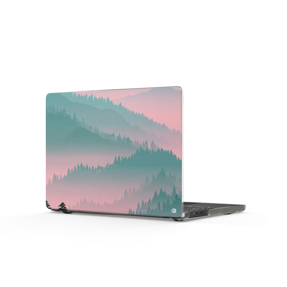 Alpine Horizon · Clear Hard Case for MacBook · Green