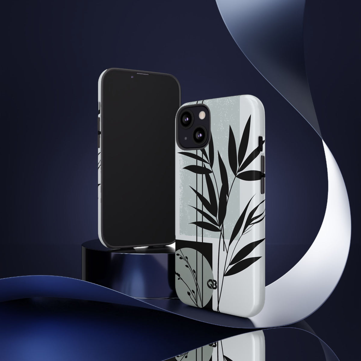 Zen Bamboo Silhouette · Tough Phone Case for iPhone · Green