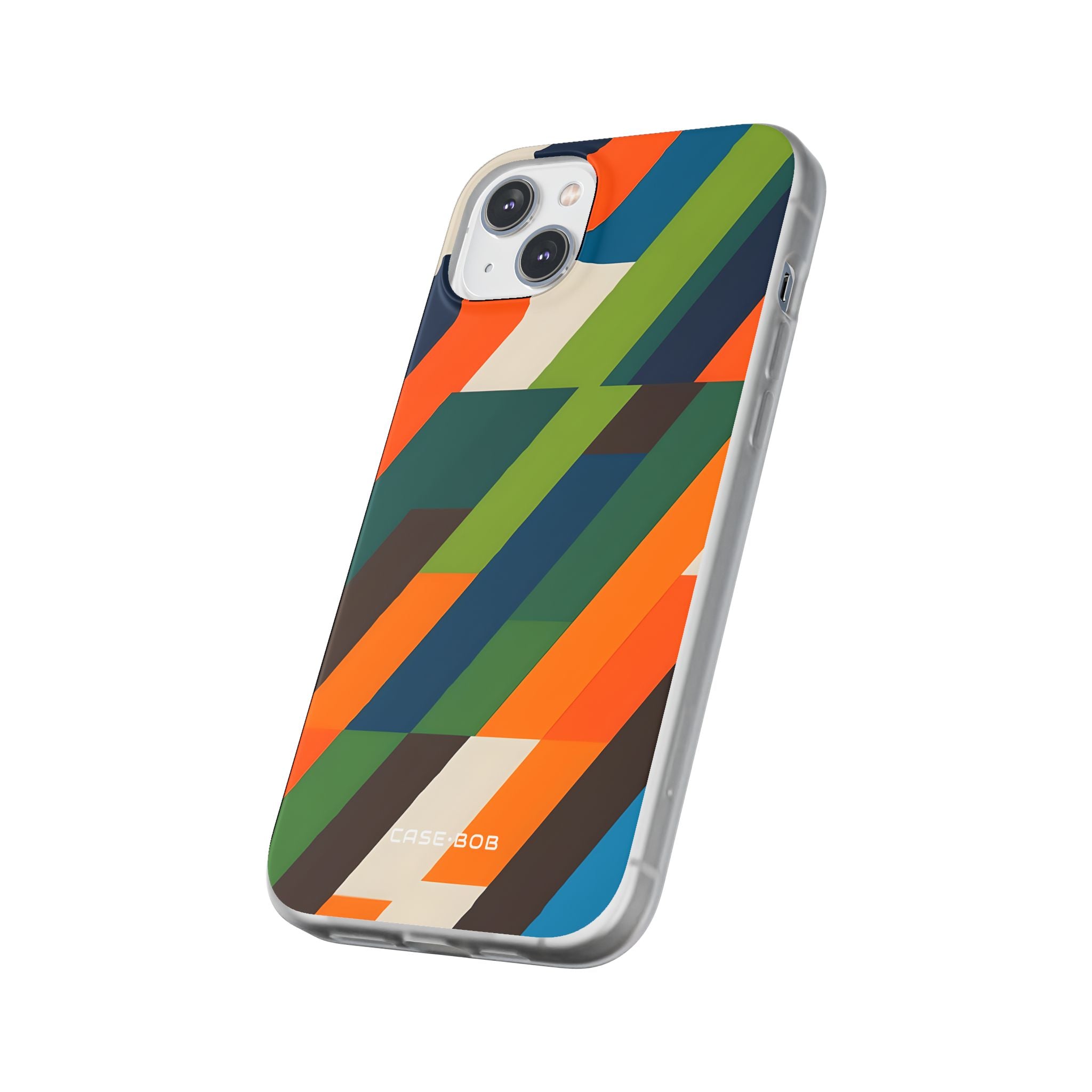 Diagonal Blaze iPhone 14 Plus Case - Soft