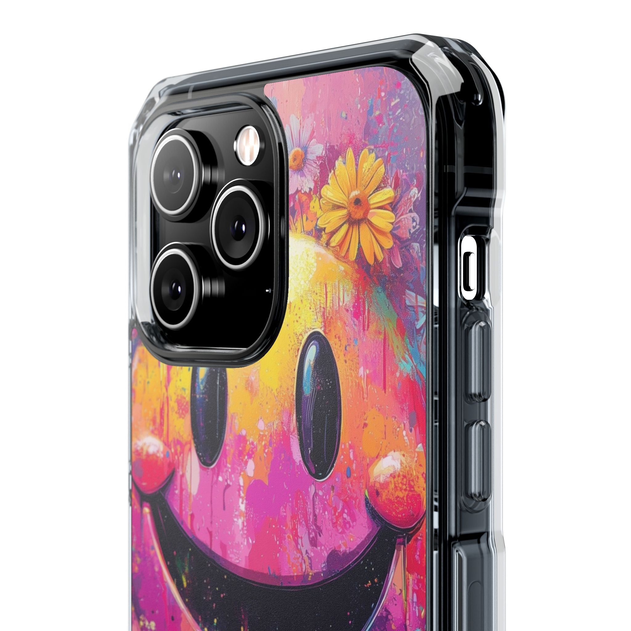 Smiley Bloom iPhone 14 Pro Max - Impact suojakotelo