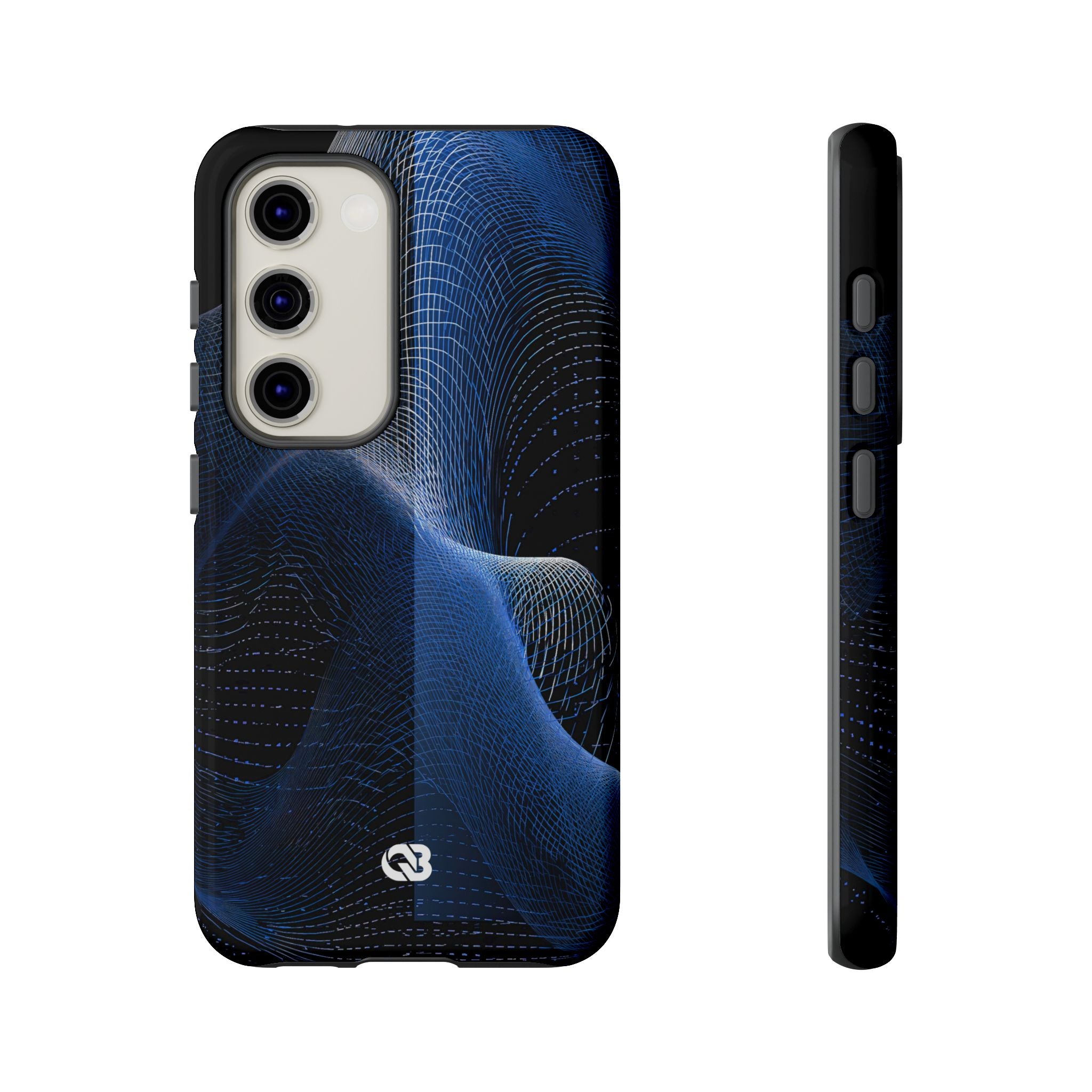 Blue Tough Phone Case for Samsung - Electric Blue Flux