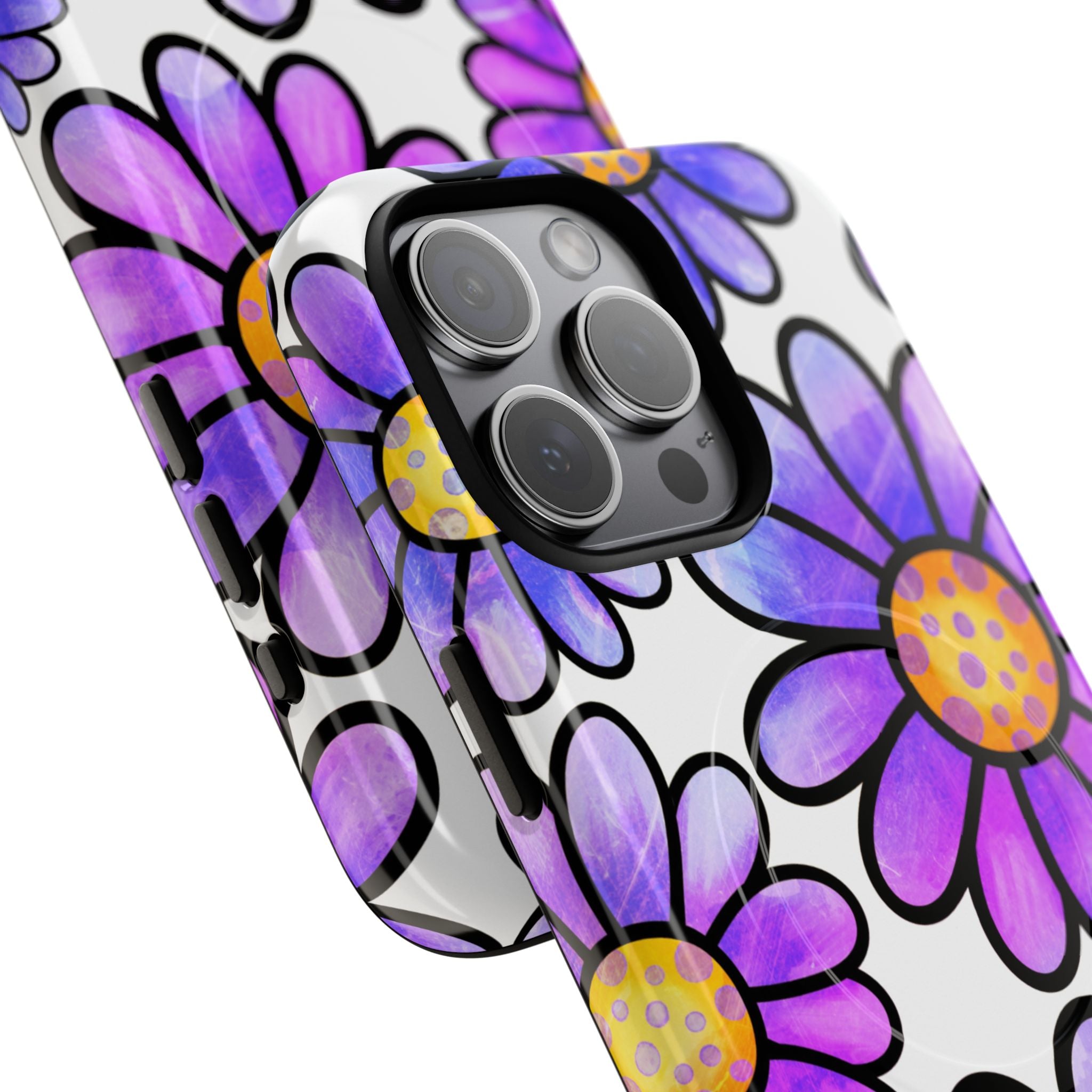 Polka Dot Blooms iPhone 15 Pro Max Case - Tough+