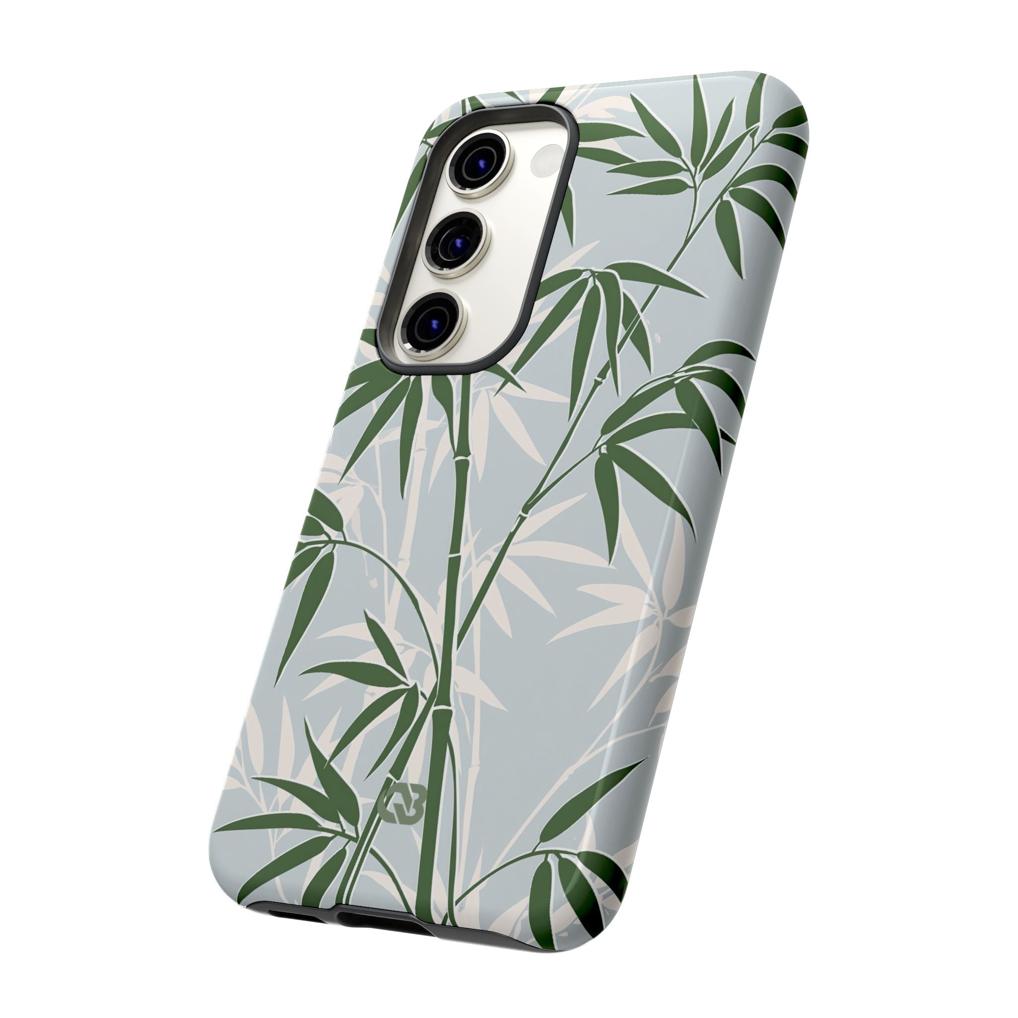 Green Tough Phone Case for Samsung - Kyoto Bamboo Canopy