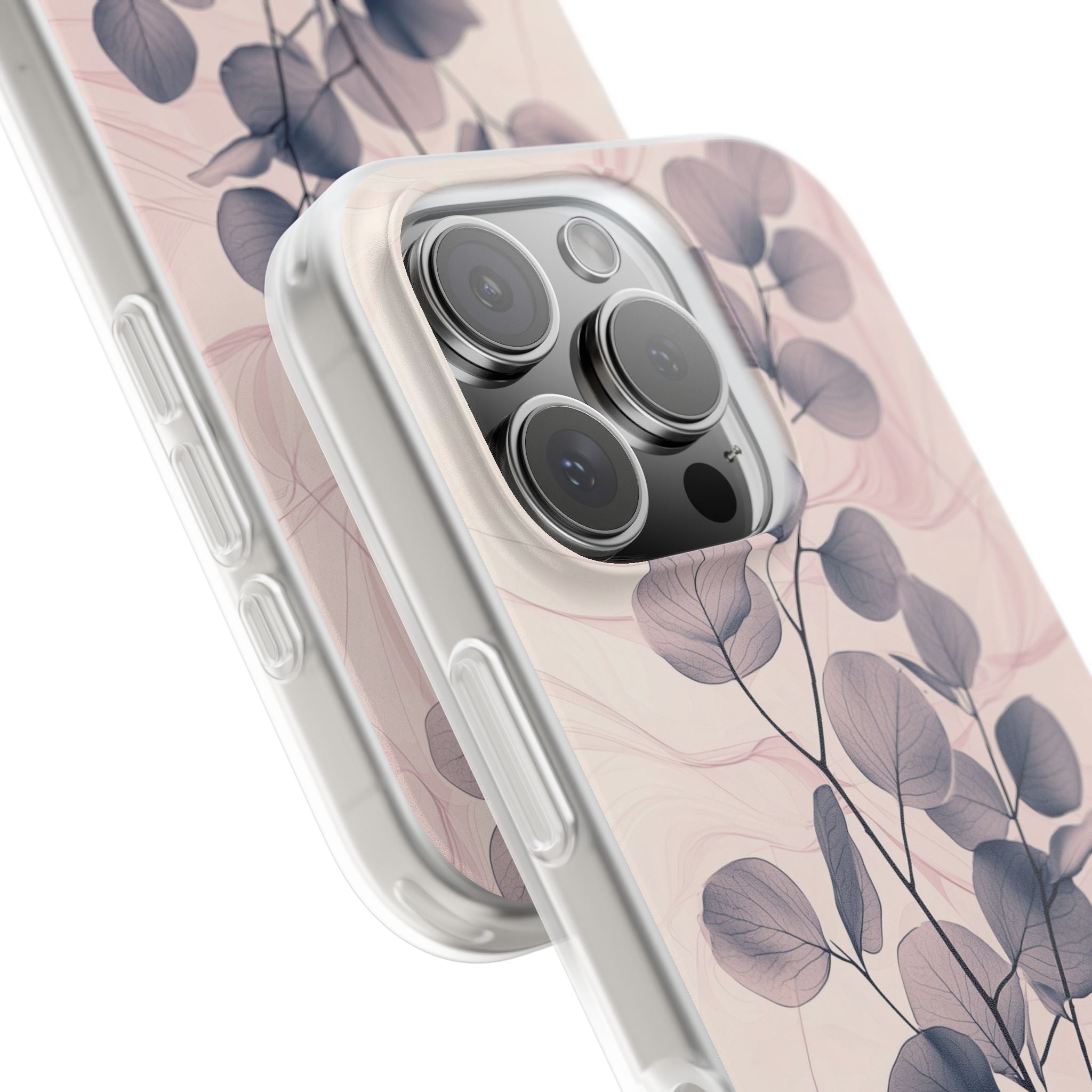 Ethereal Indigo Eucalyptus · Soft Phone Case for iPhone