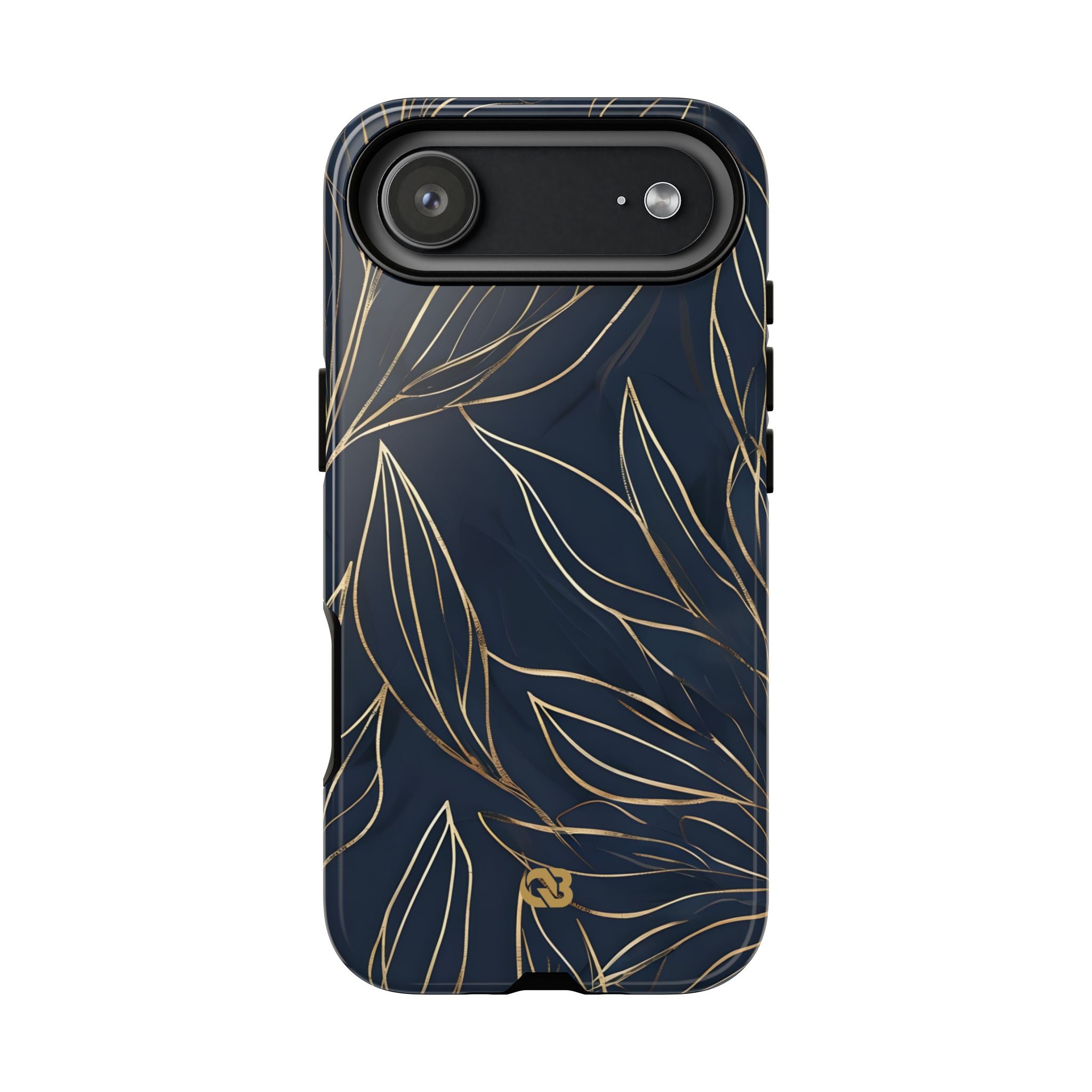 Gilded Navy Foliage · Tough Handyhülle für iPhone