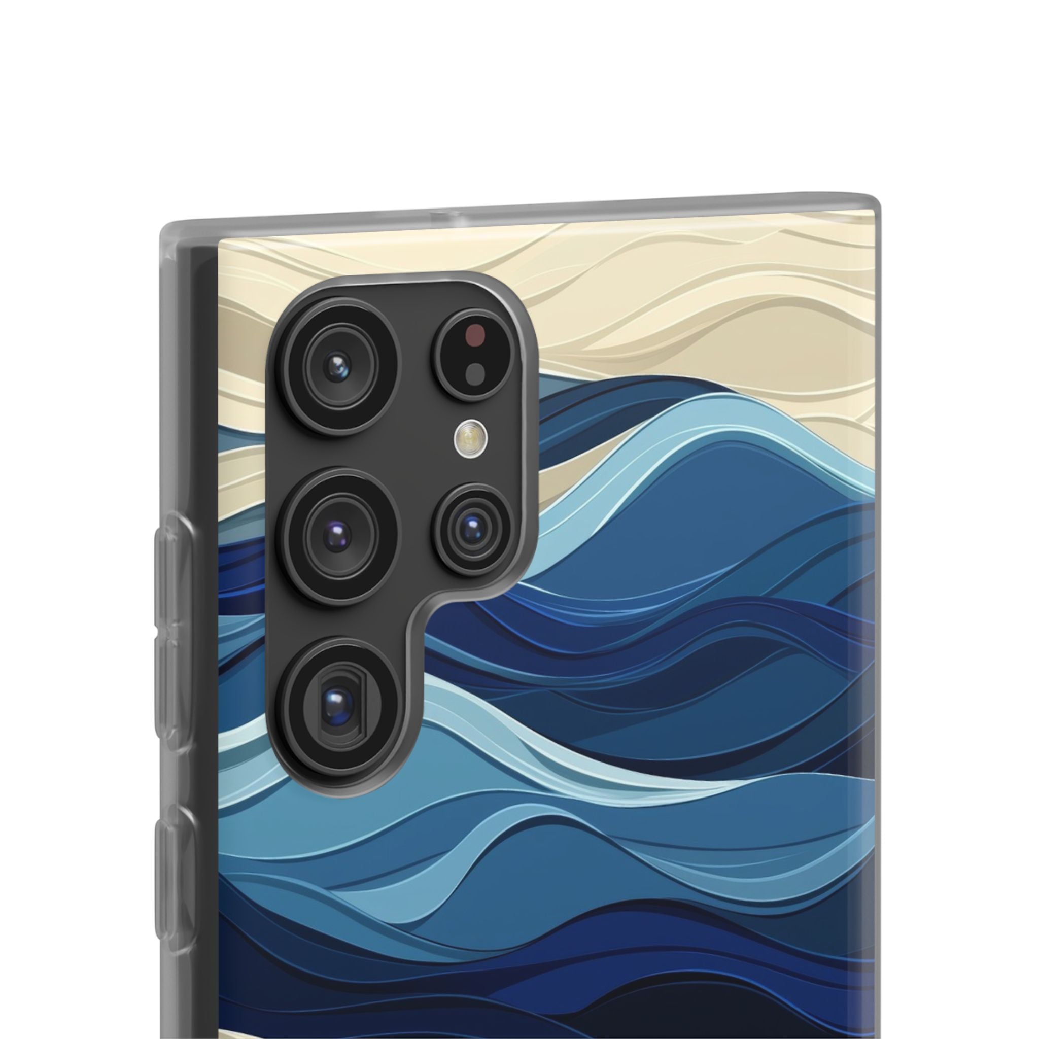 Cobalt Coast Layers · Soft Custodia per Samsung