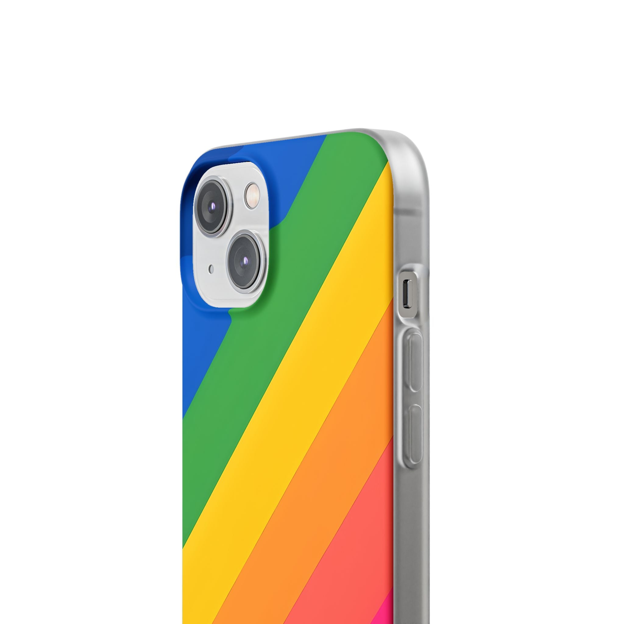 Vibrant Spectrum Slope · Soft Phone Case for iPhone