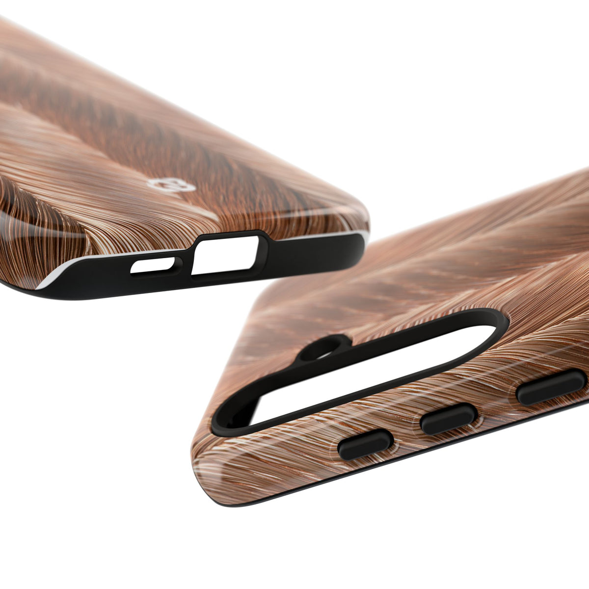 Rose Gold Weave · Tough Phone Case for Samsung · Brown