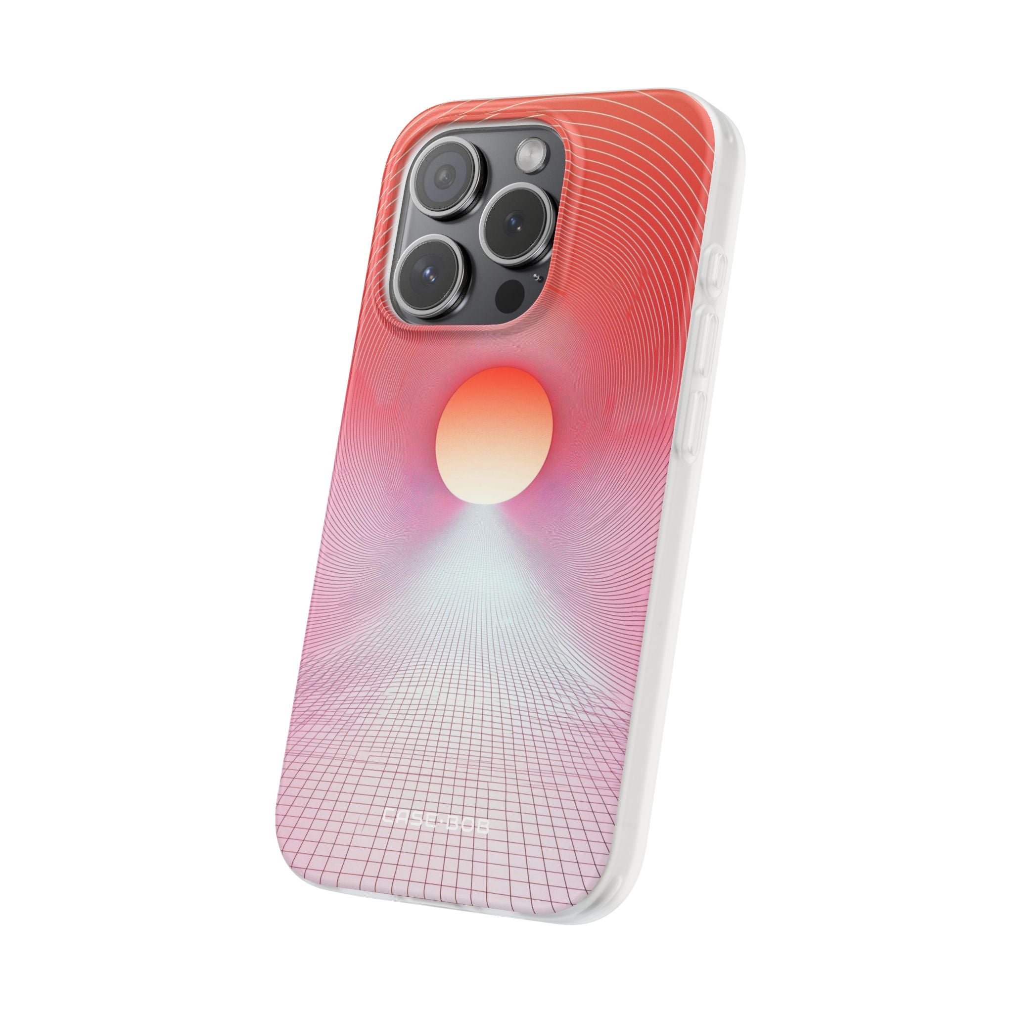 Orange Portal iPhone 15 Pro Case - Soft
