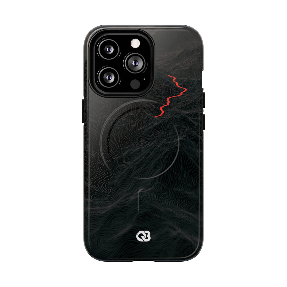 Crimson Ridge Pass · Tough 2.0 Magnetic Phone Case for iPhone · Black