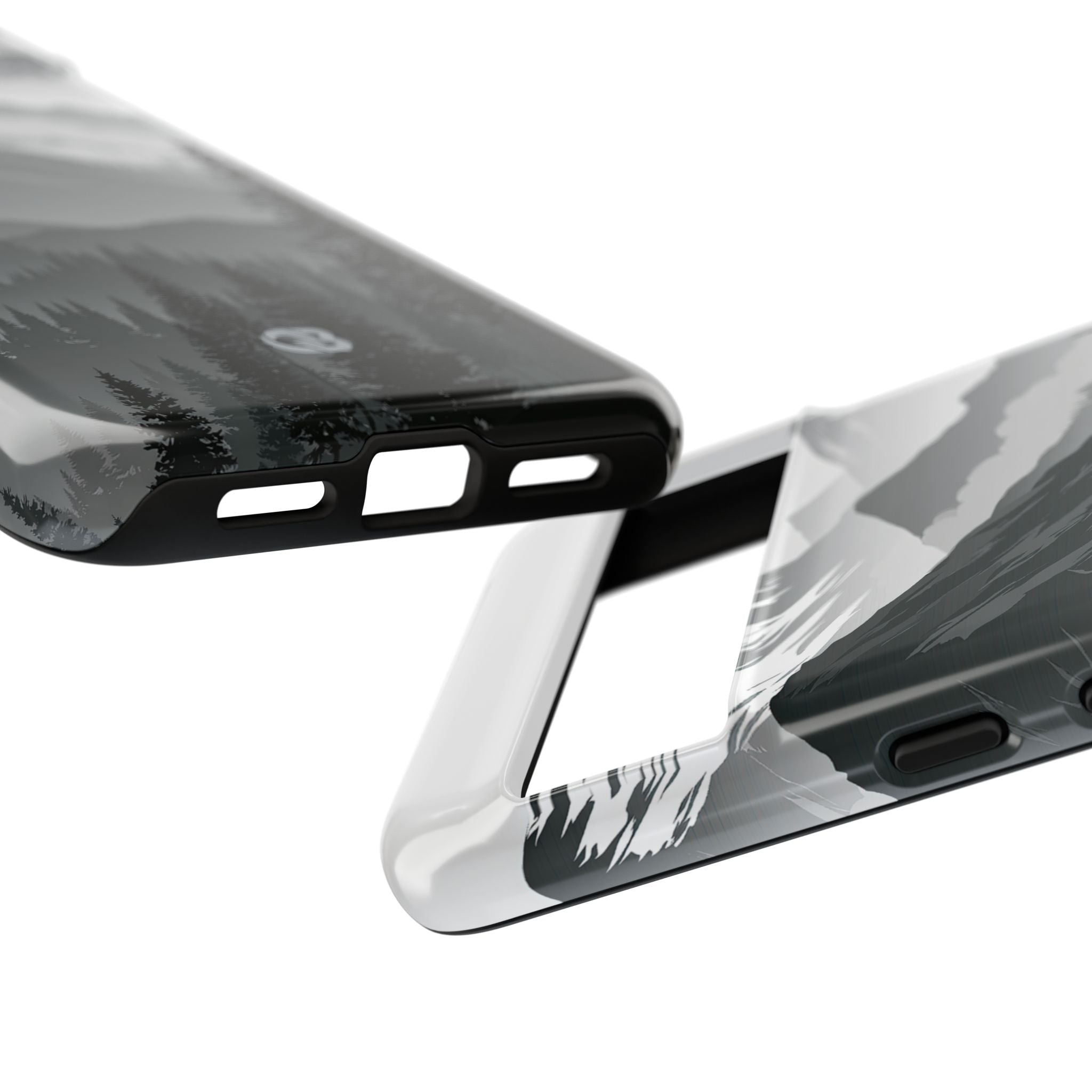 Grey Tough Phone Case for Google Pixel - Granite Ridge Mist