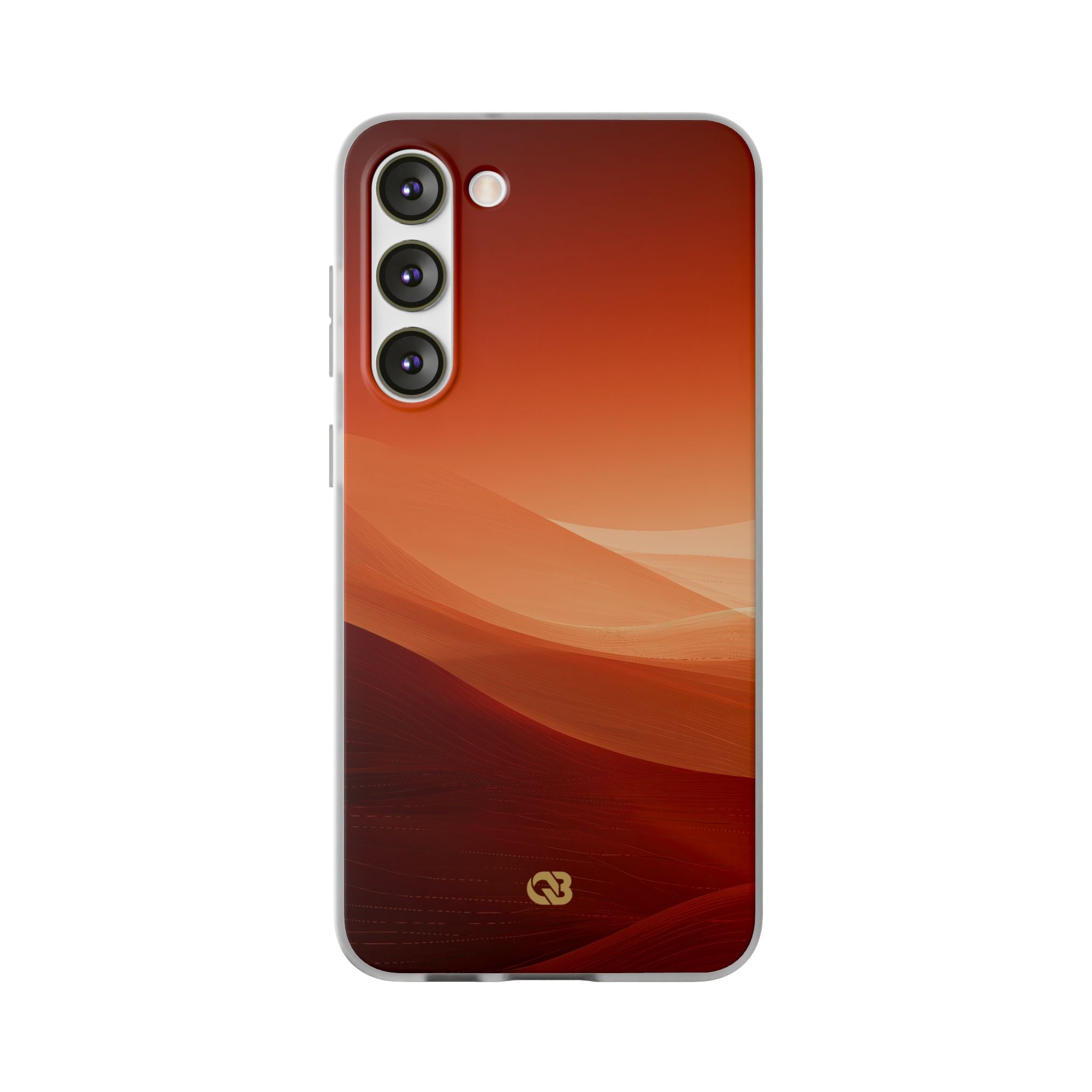 Orange Lite Phone Case for Samsung - Crimson Dune Gradient
