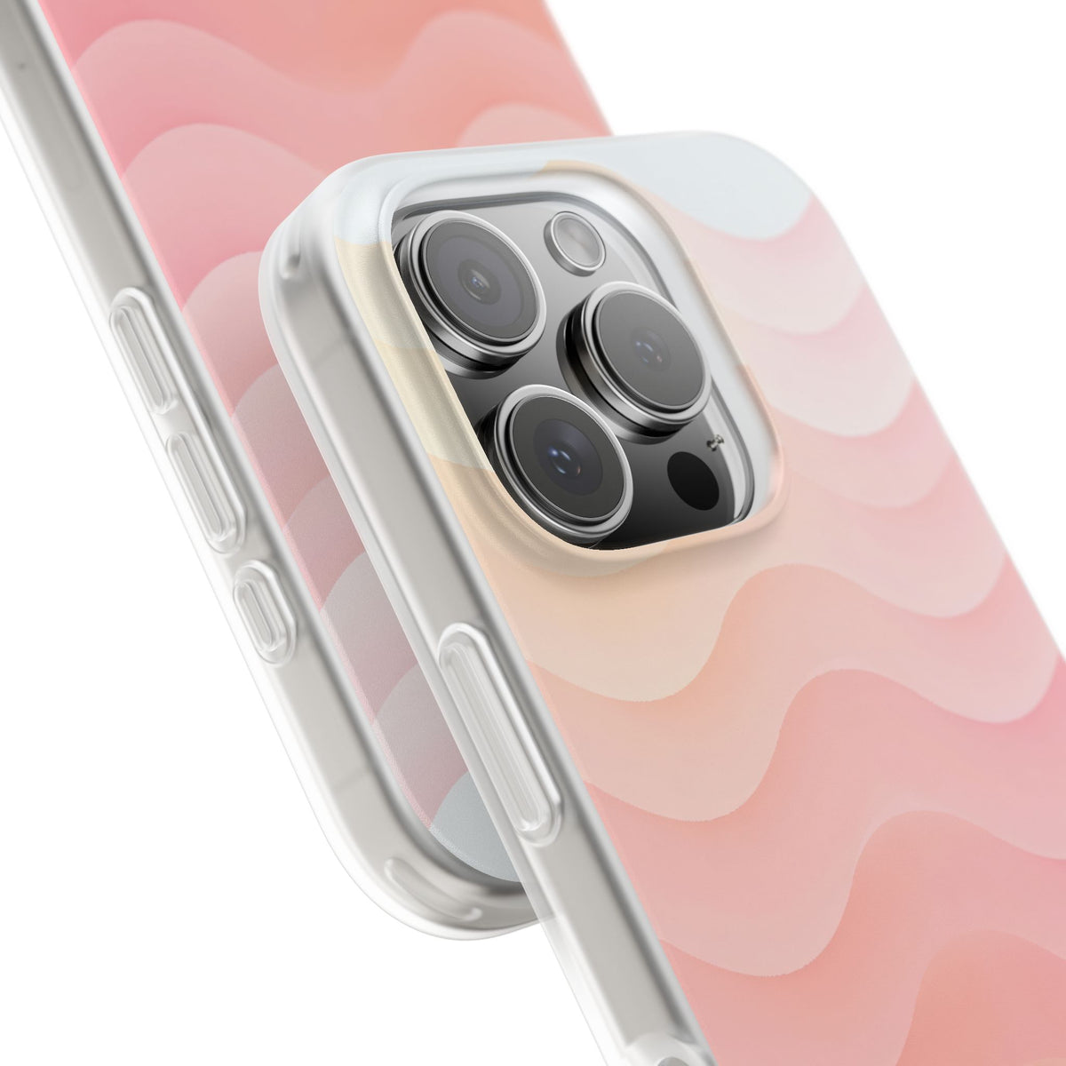 Blush Horizon Waves · Lite Phone Case for iPhone · Pink