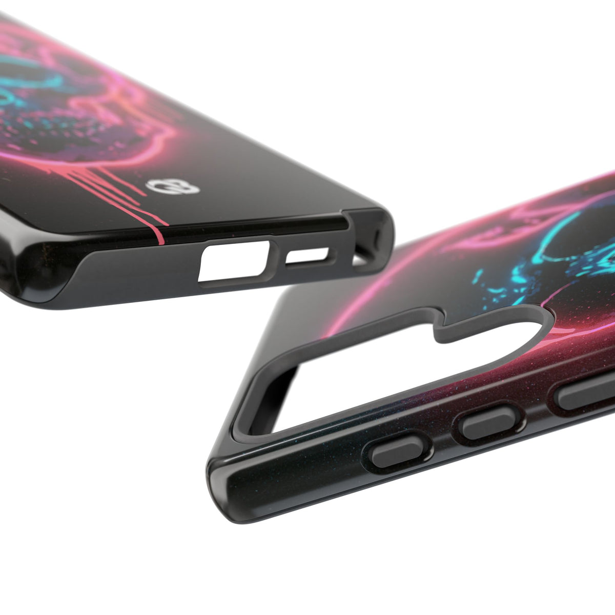 Neon Drip Skull · Tough Phone Case for Samsung · Black