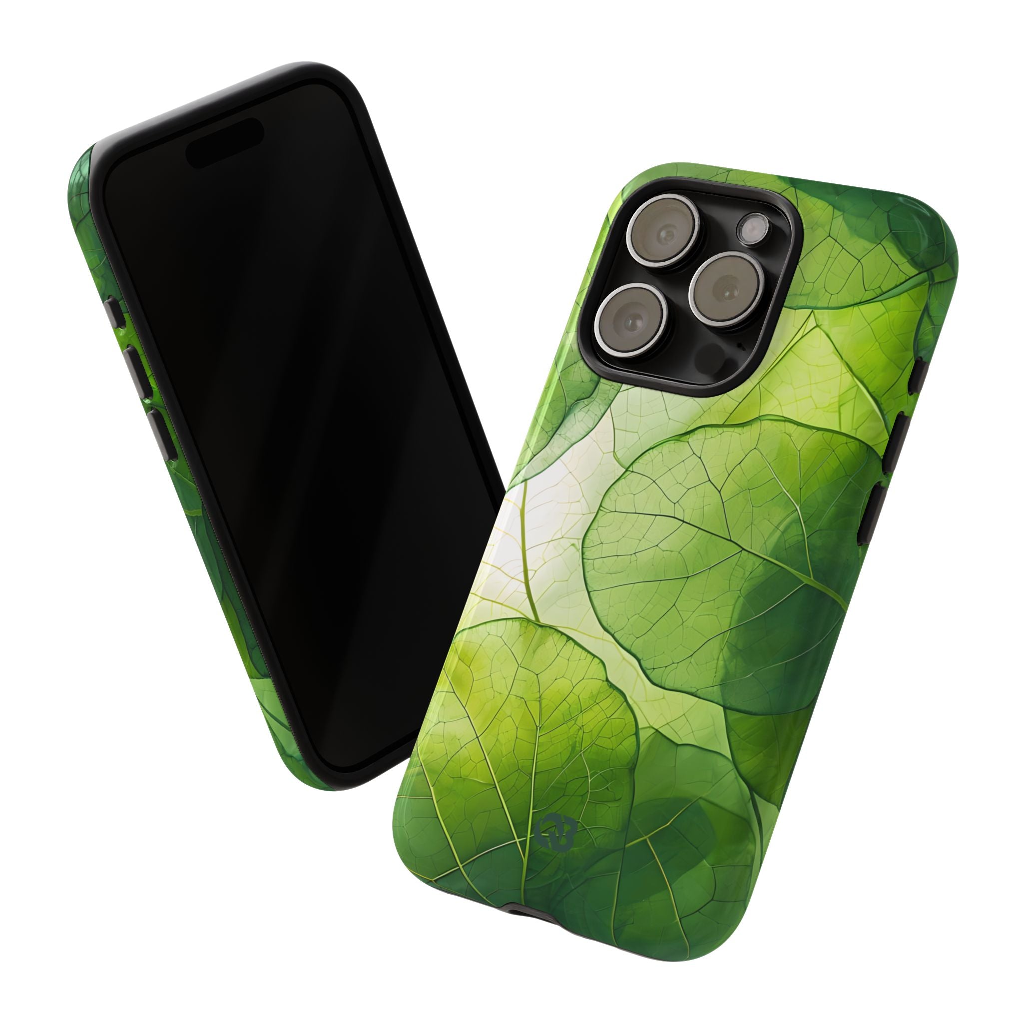 Emerald Leaf Veins · Tough Phone Case for iPhone