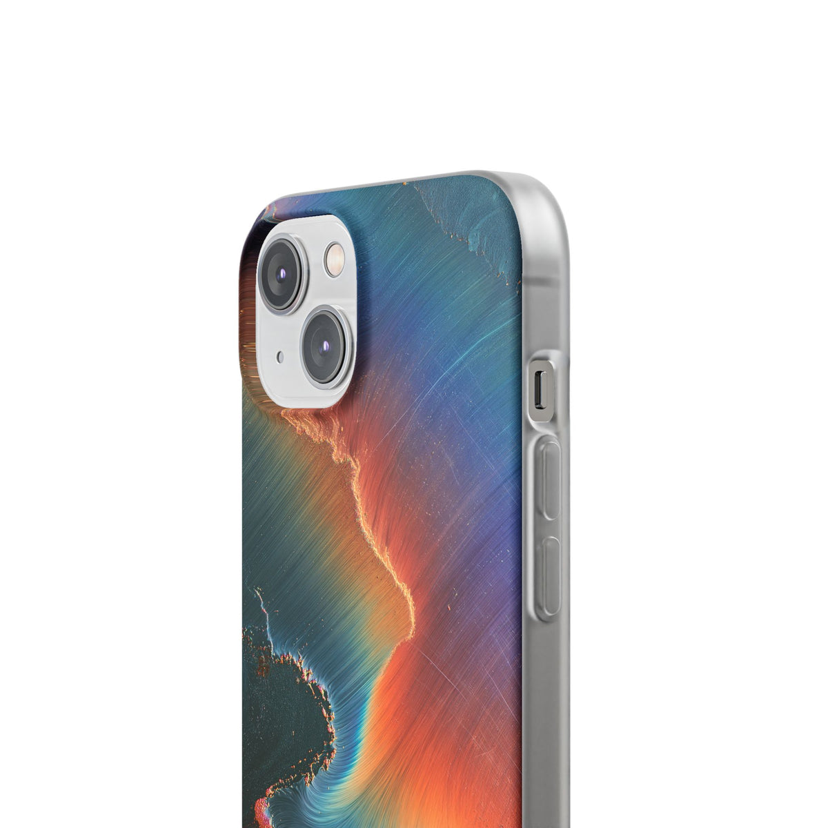 Prismatic Aura Shift · Lite Phone Case for iPhone · Blue