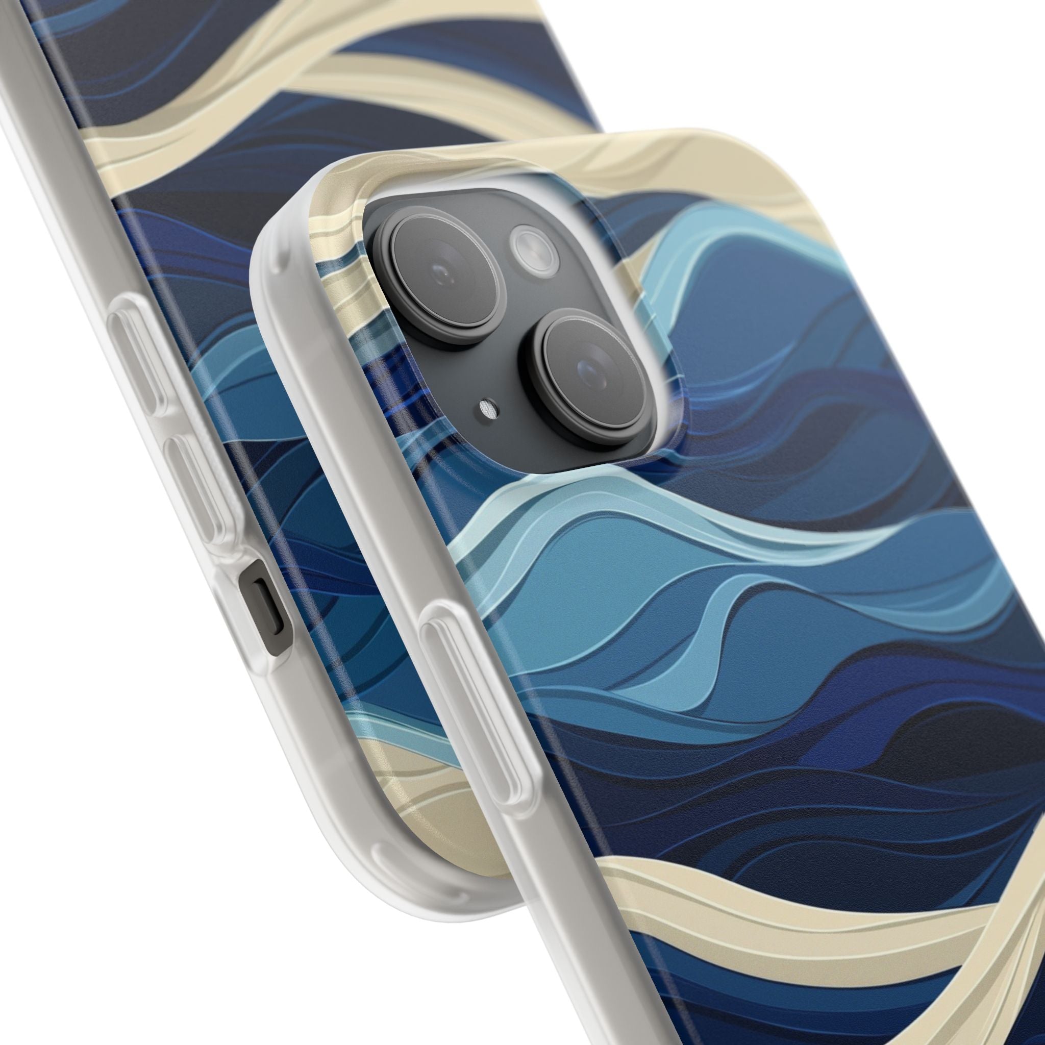 Ocean Rhythm iPhone 15 Case - Soft
