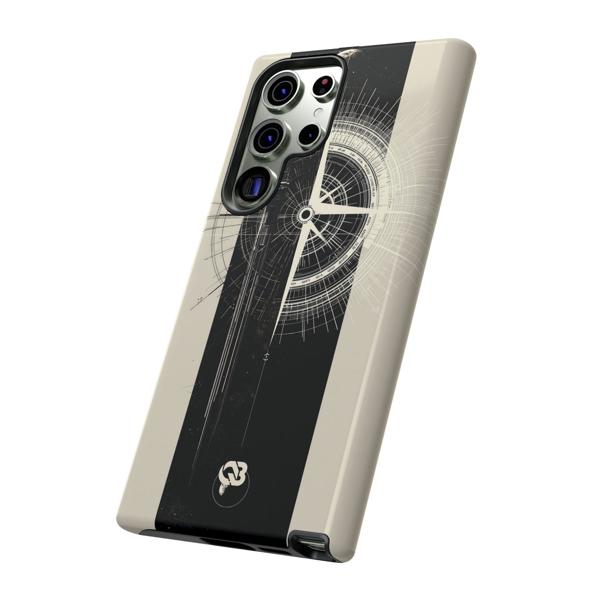 Beige Tough Phone Case for Samsung - Zenith Vector Spire