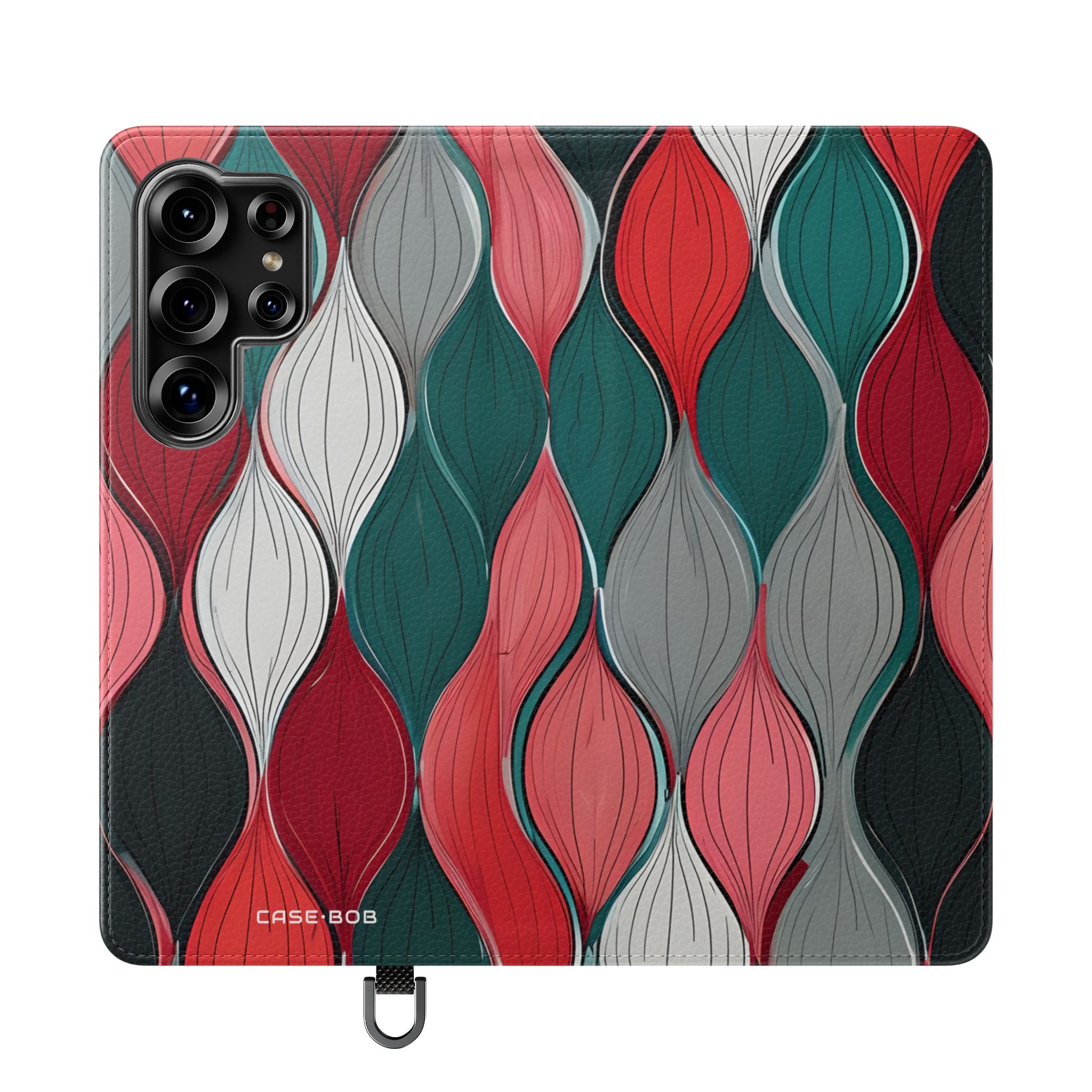 Leaf Spiral Pink - Samsung S25 Ultra Case - Wallet