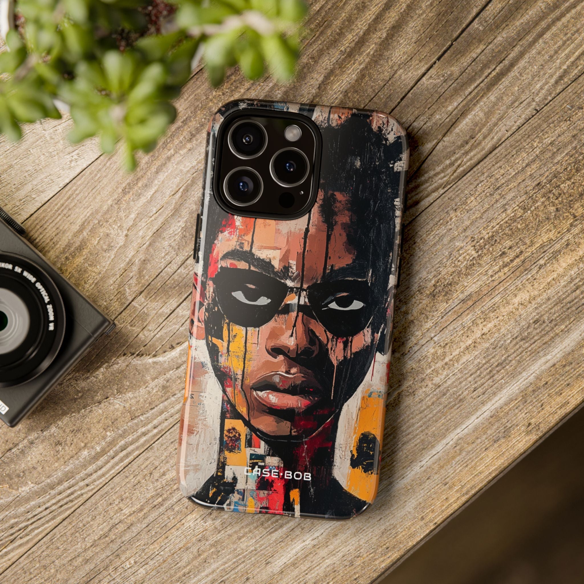 Masked Portrait Drips iPhone 16 Pro Max Case - Tough