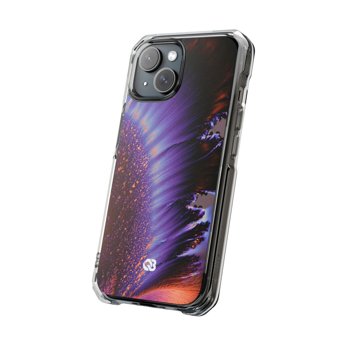 Ethereal Corona · Clear Impact Magnetic Phone Case for iPhone · Purple