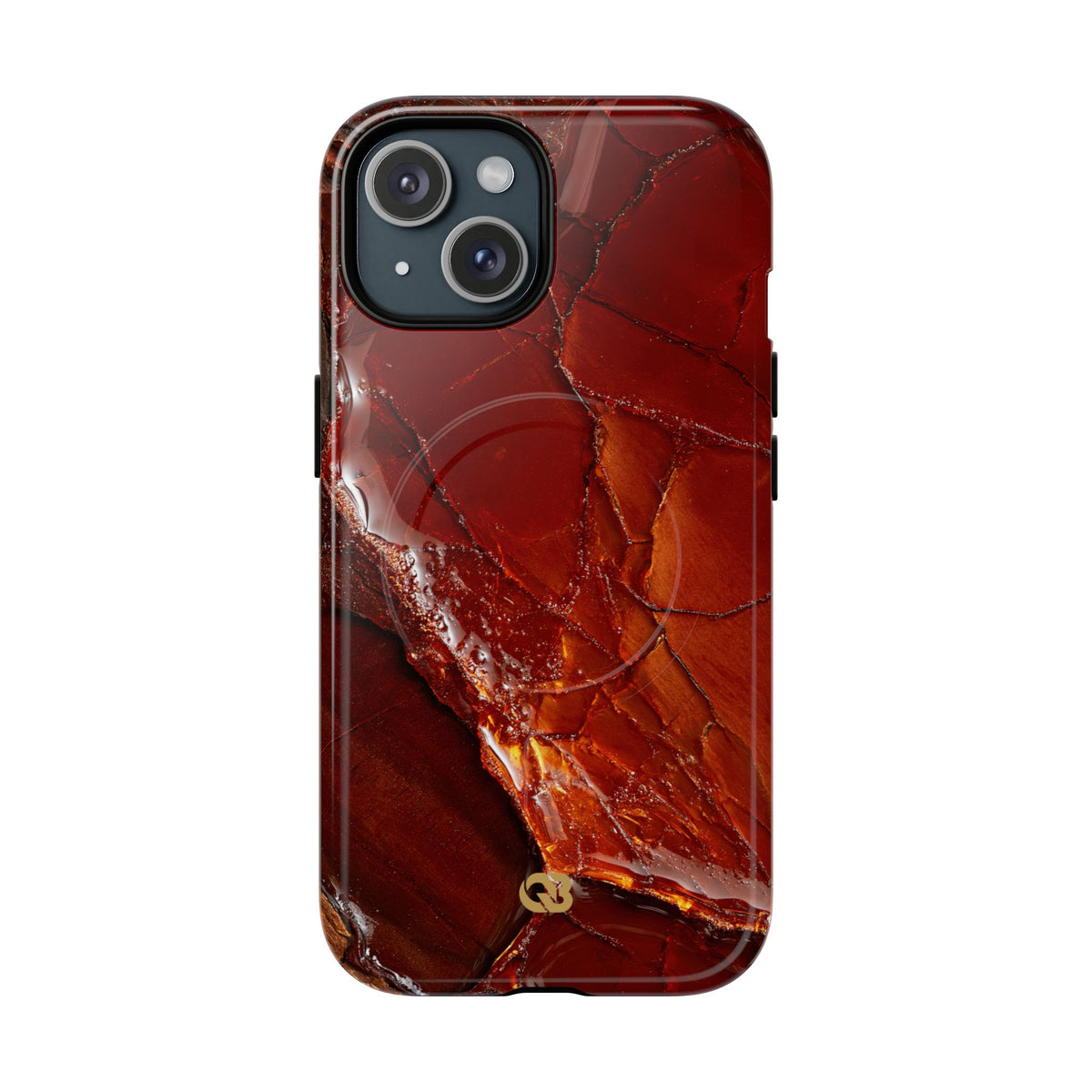 Amber Embrace · Tough 2.0 Magnetic Phone Case for iPhone · Brown