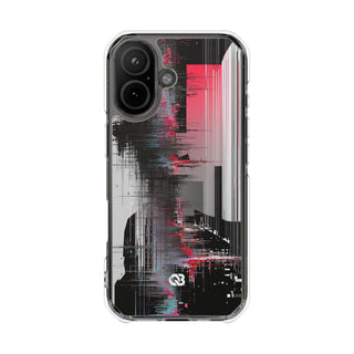 Black Impact MagSafe Phone Case for iPhone - Crimson Data Leak