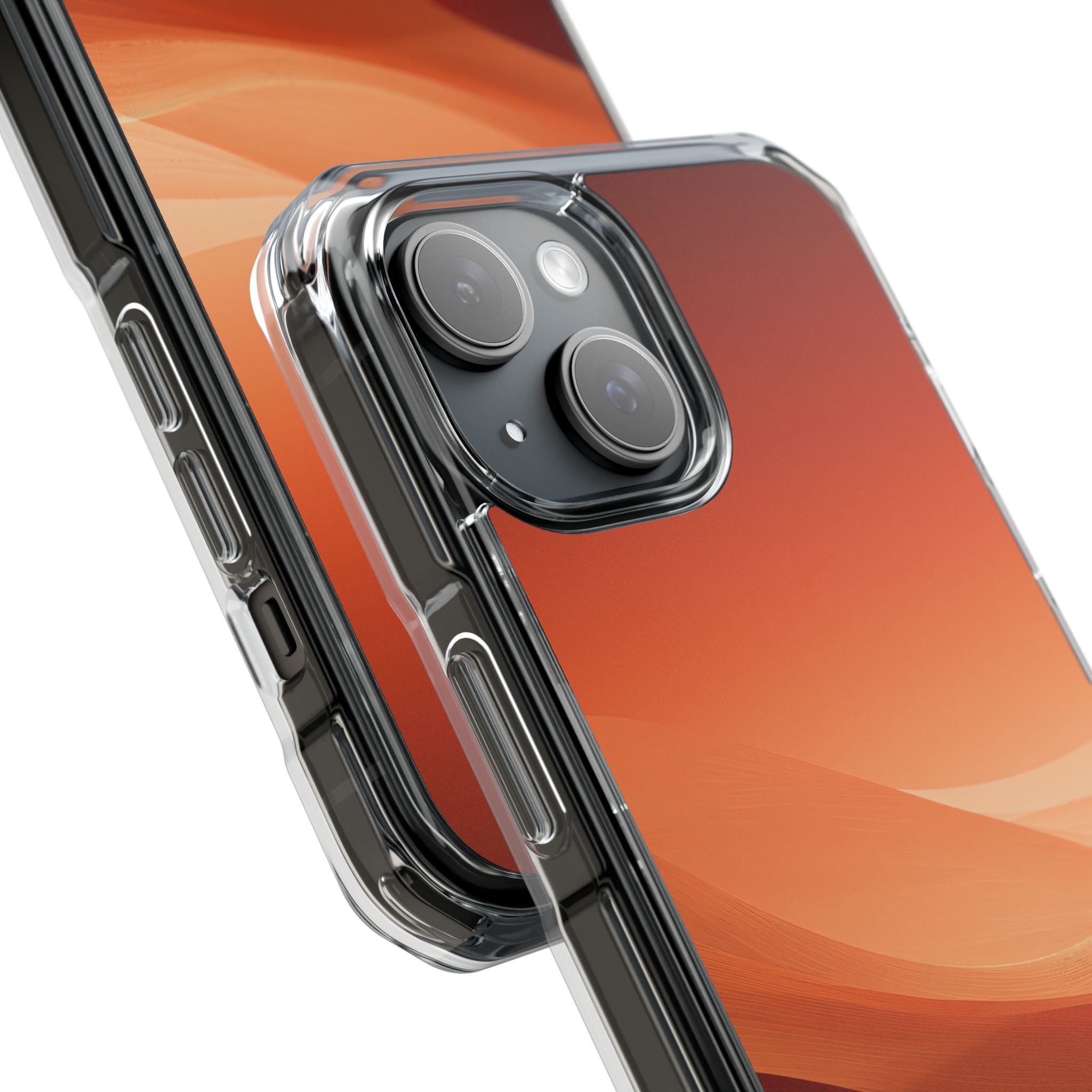 Orange Impact MagSafe Phone Case for iPhone - Crimson Dune Gradient