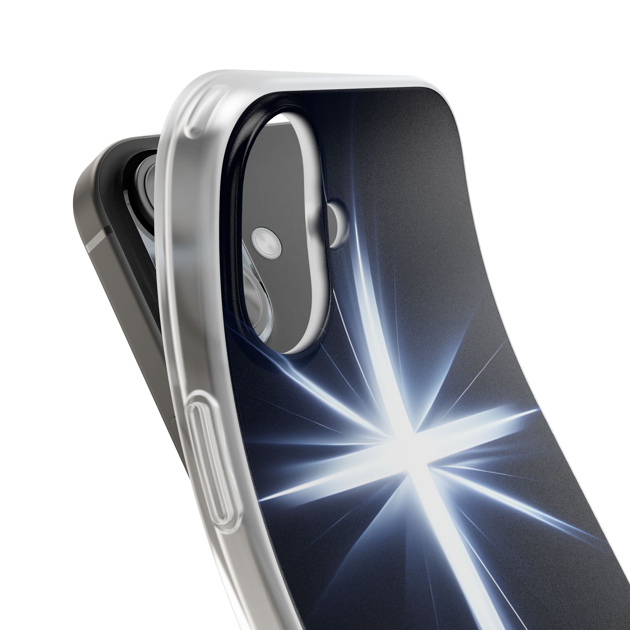 Glowing Crossburst iPhone 16 Case - Soft