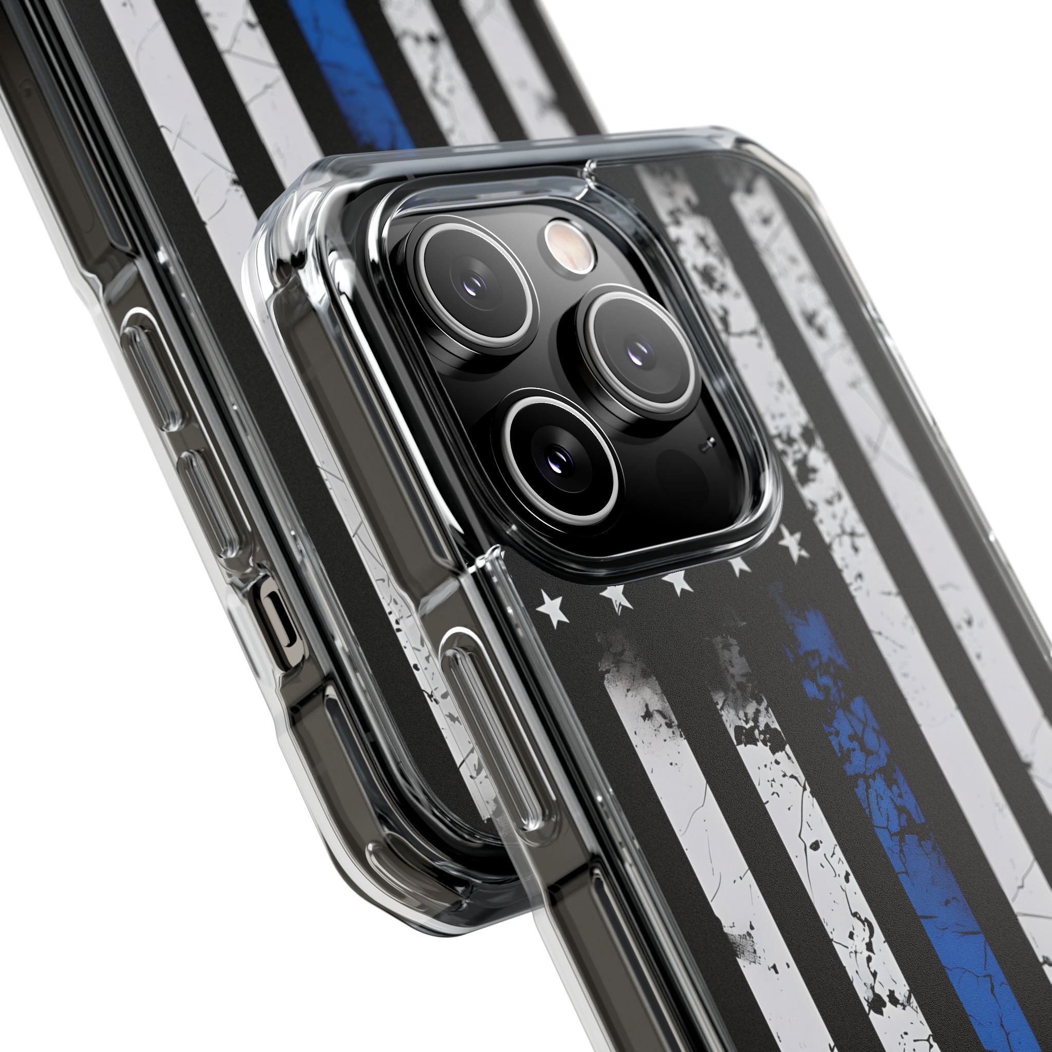 Gritty Cobalt Flag · Impact Phone Case for iPhone · Magsafe