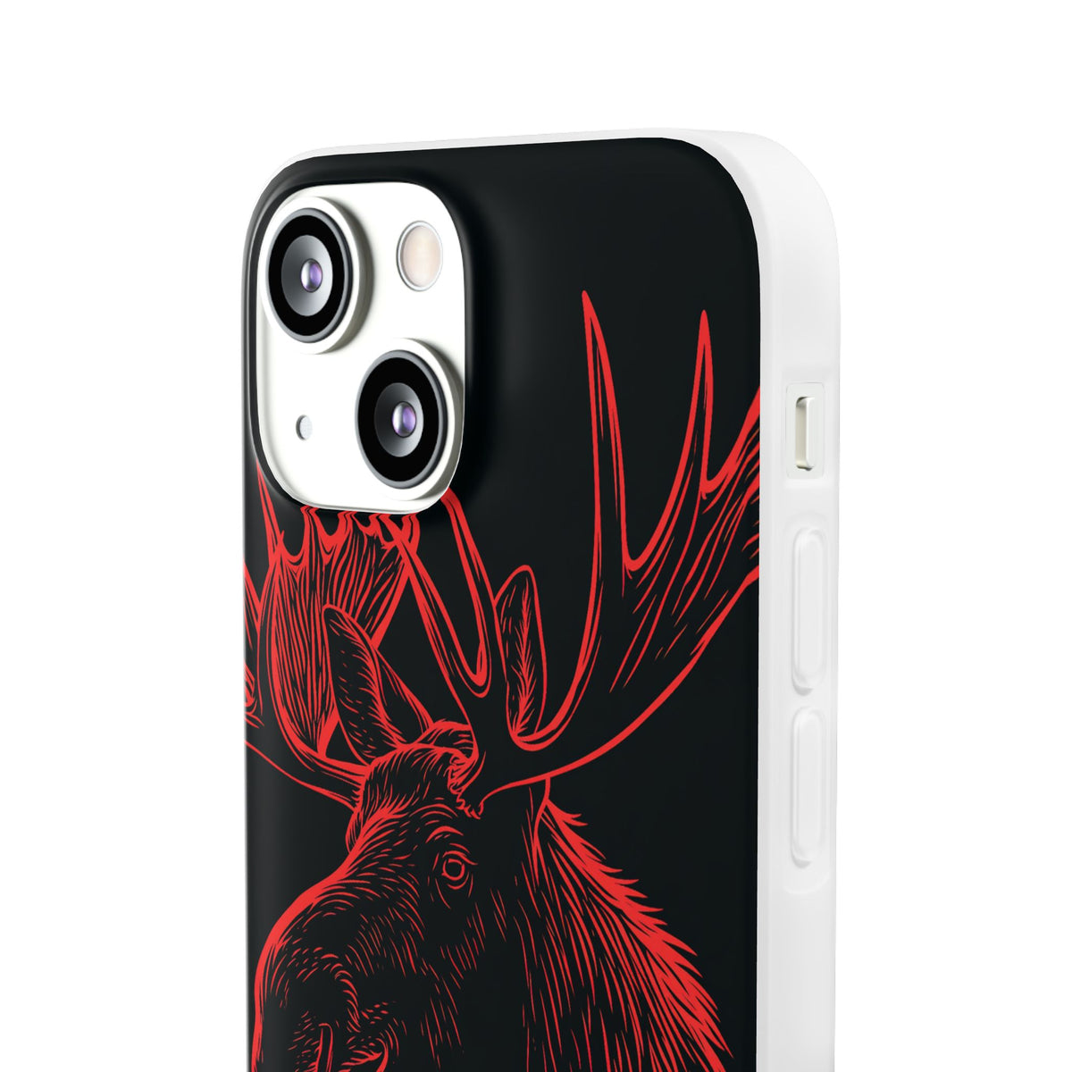 Nordic Elk · Lite Phone Case for iPhone · Black
