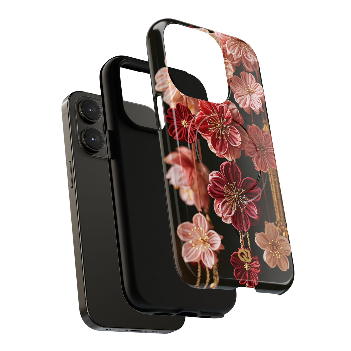 Silk Blossom Kanzashi · Tough 2.0 Magnetic Phone Case for iPhone · Pink