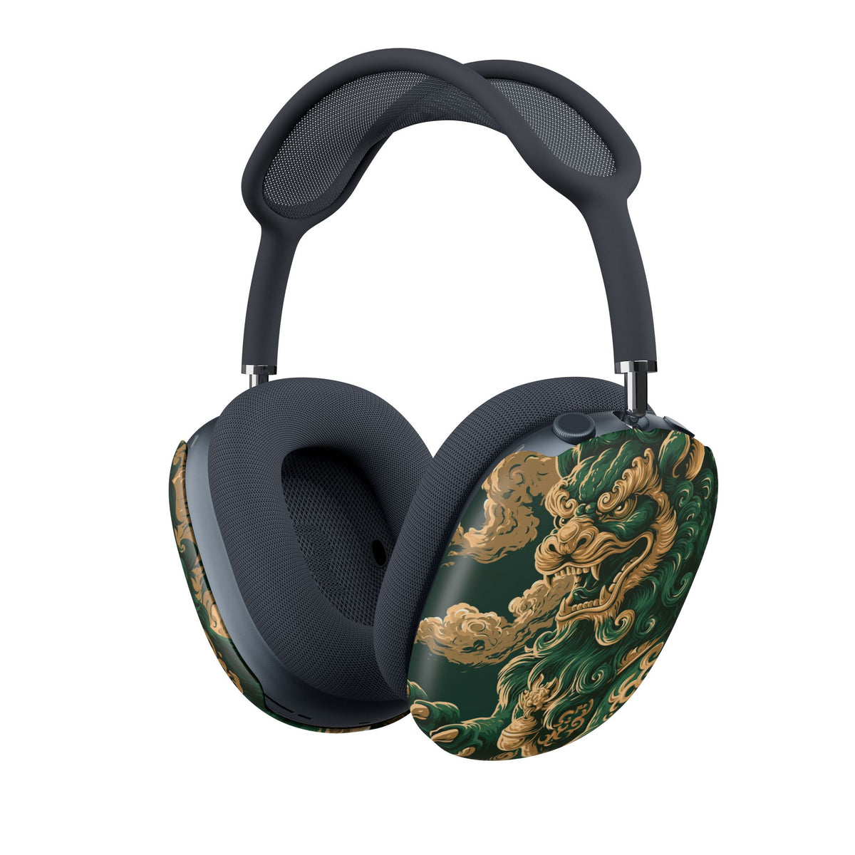 Imperial Guardian Lion · Hard Case for AirPods Max · Green