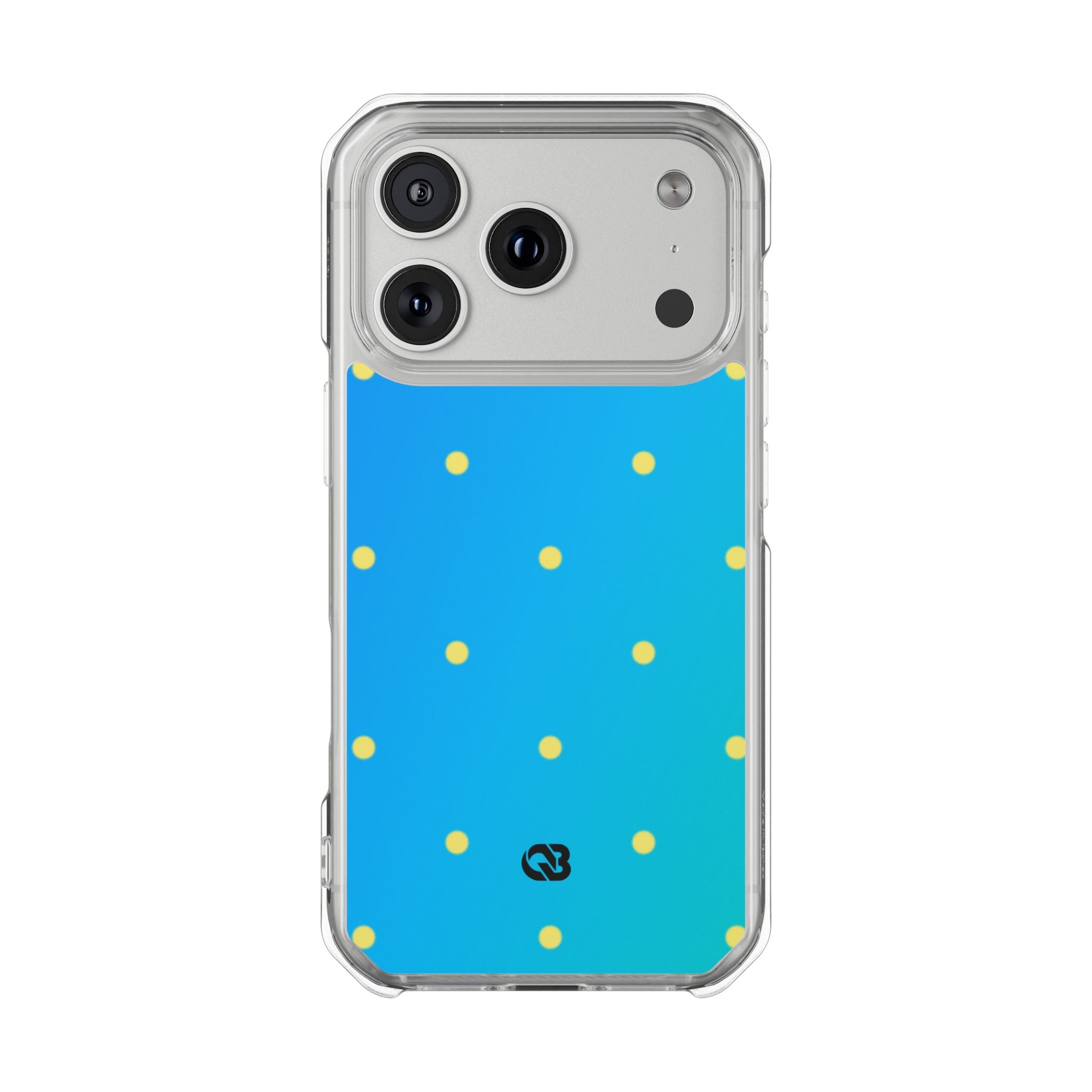 Cyan Sun Dots · Impact Θήκη για iPhone · Magsafe