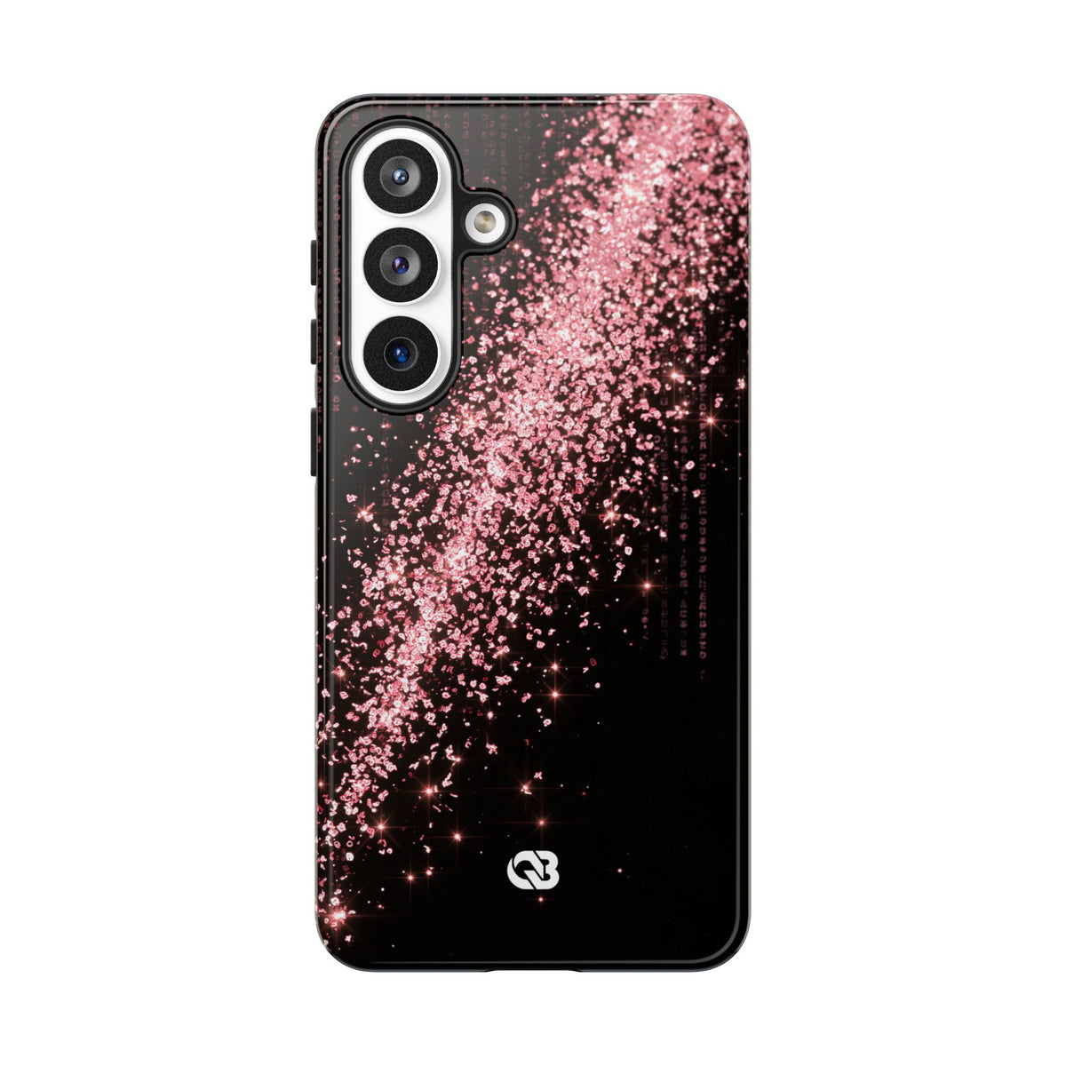 Rose Digital Cascade · Tough Phone Case for Samsung · Pink