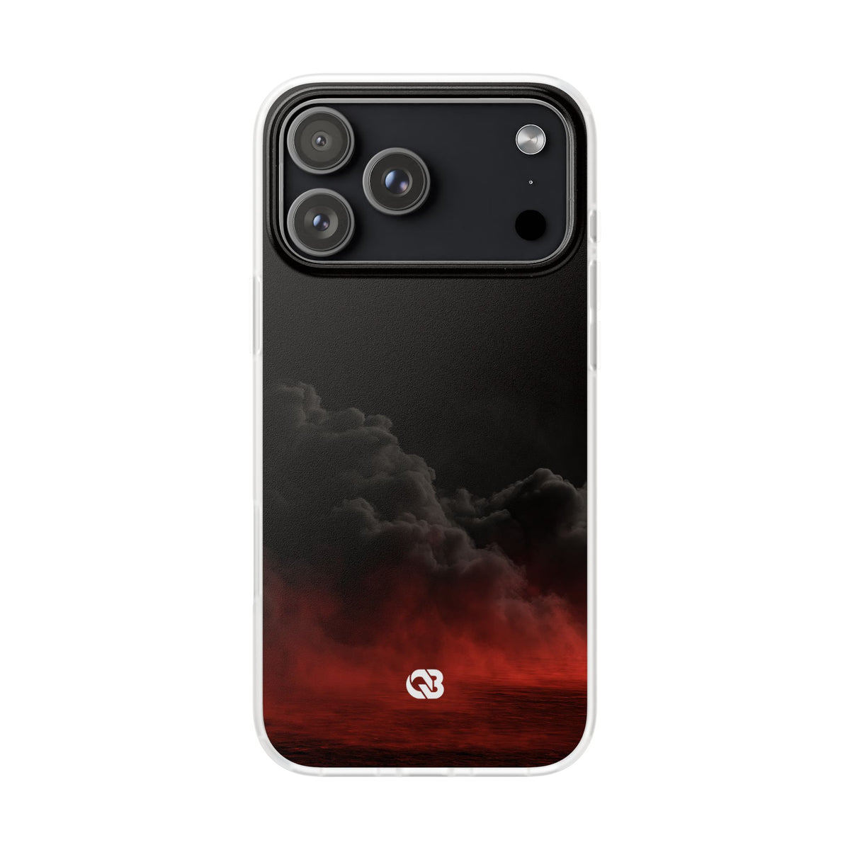Crimson Fog Void · Lite Phone Case for iPhone · Black