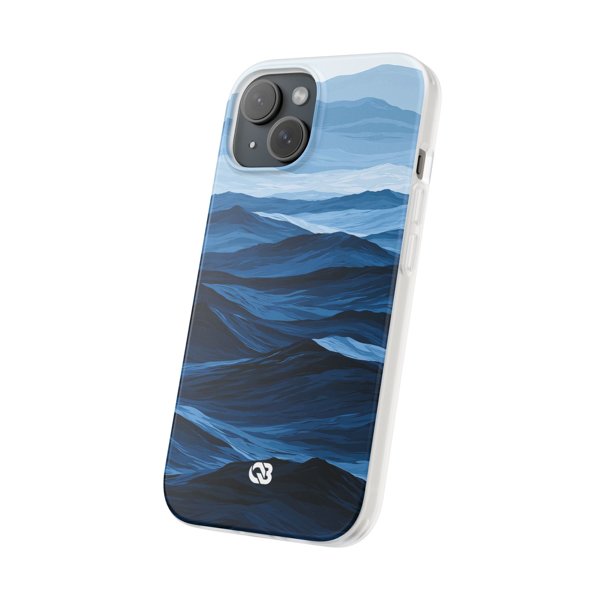 Blue Lite Phone Case for iPhone - Cobalt Ridge Tides