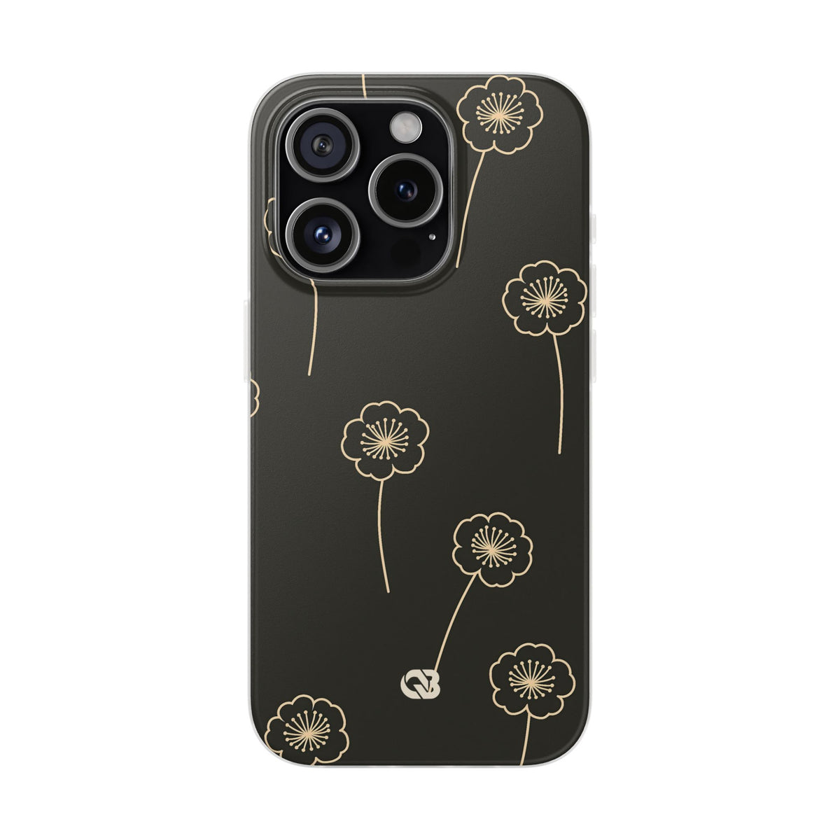 Nocturne Bloom Contours · Lite Phone Case for iPhone · Black