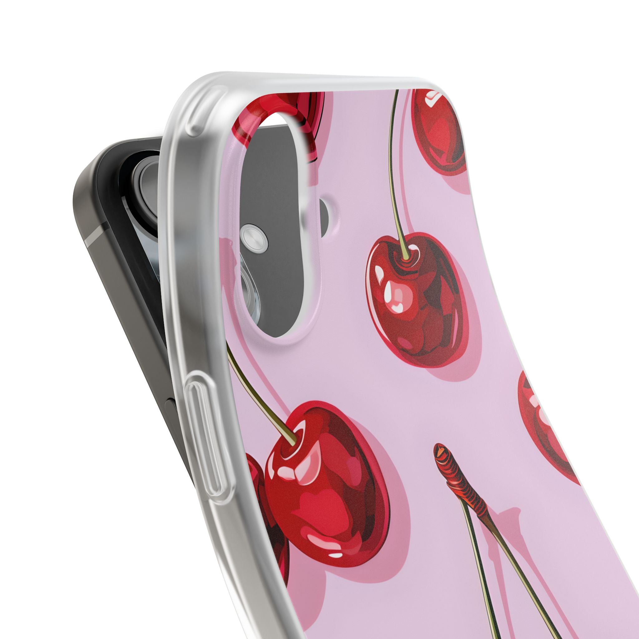 Glossy Cherry Burst iPhone 16 Plus Case - Soft - CASE•BOB