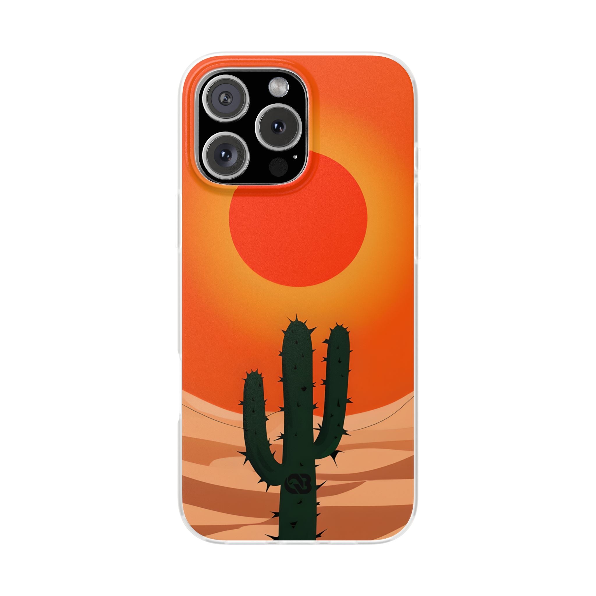 Scorched Saguaro Sunset · Soft Phone Case for iPhone