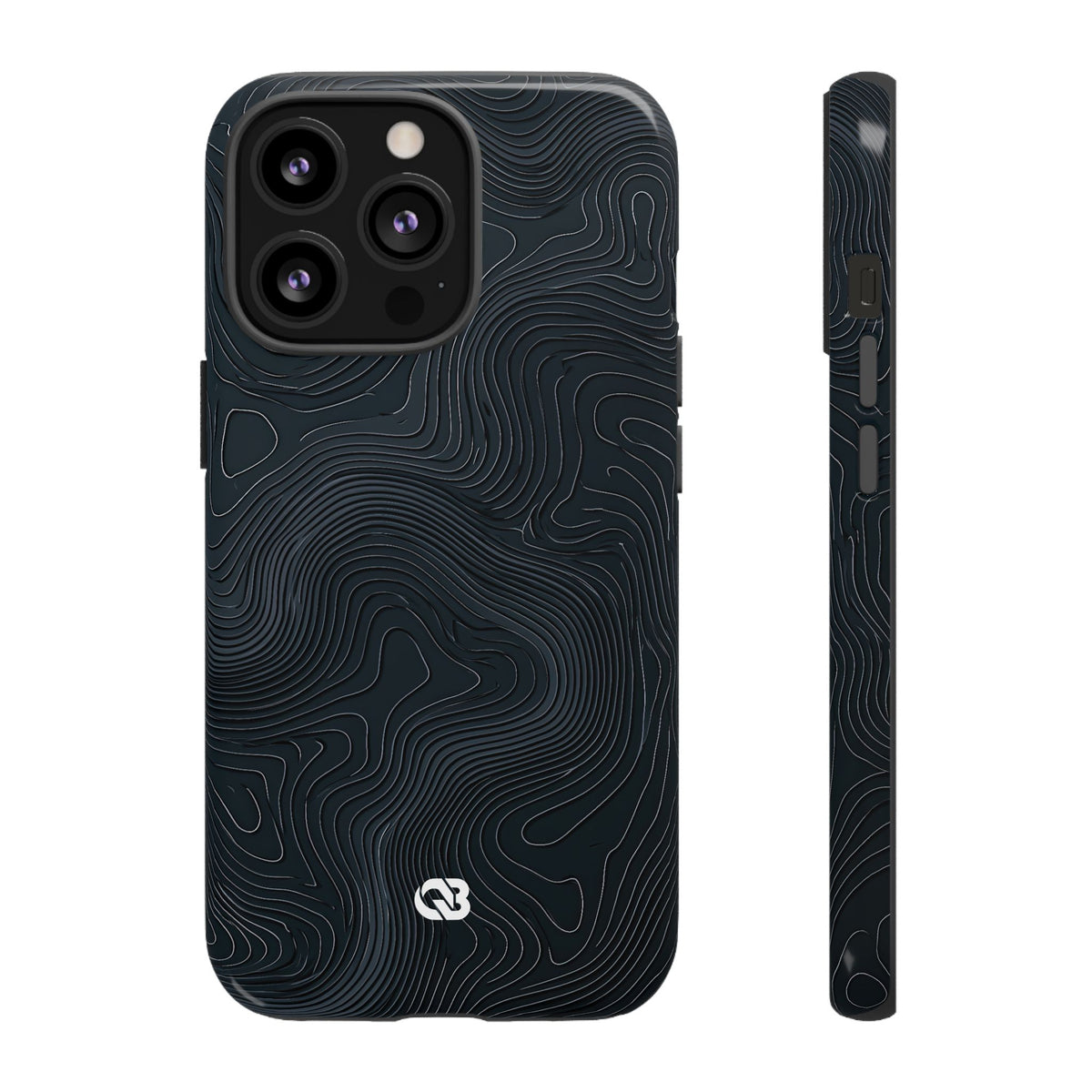 Obsidian Elevation · Tough Phone Case for iPhone · Black