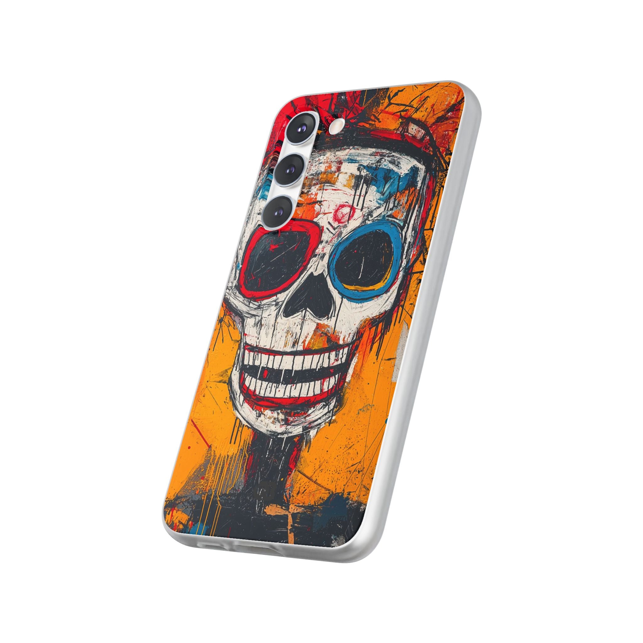 Vivid Graffiti Skull · Soft Coque de téléphone pour Samsung