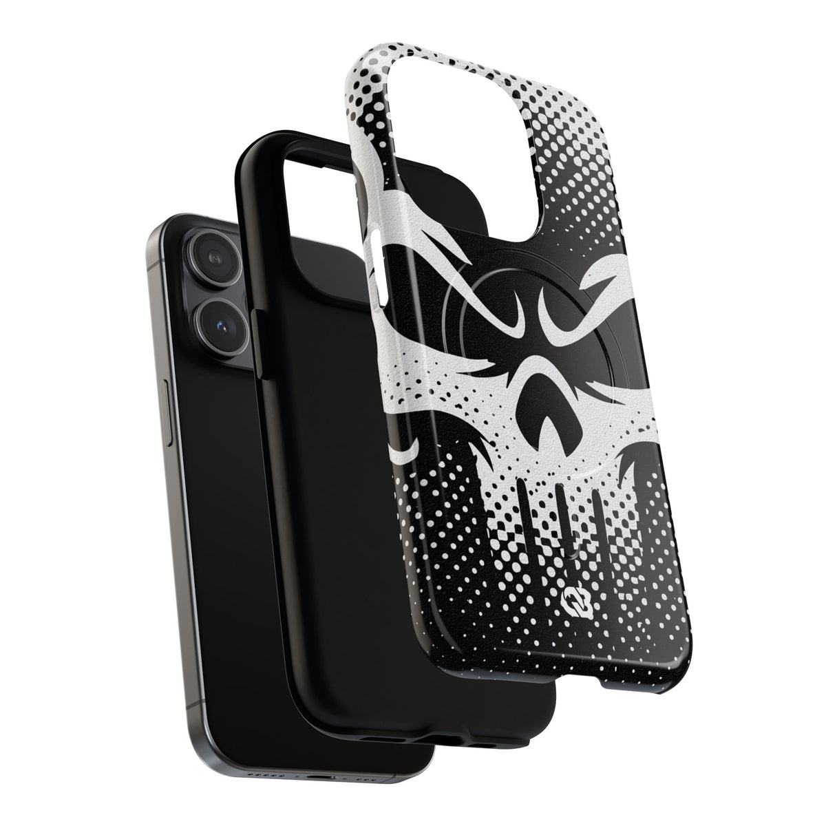 Phantom Halftone · Tough 2.0 Magnetic Phone Case for iPhone · Black