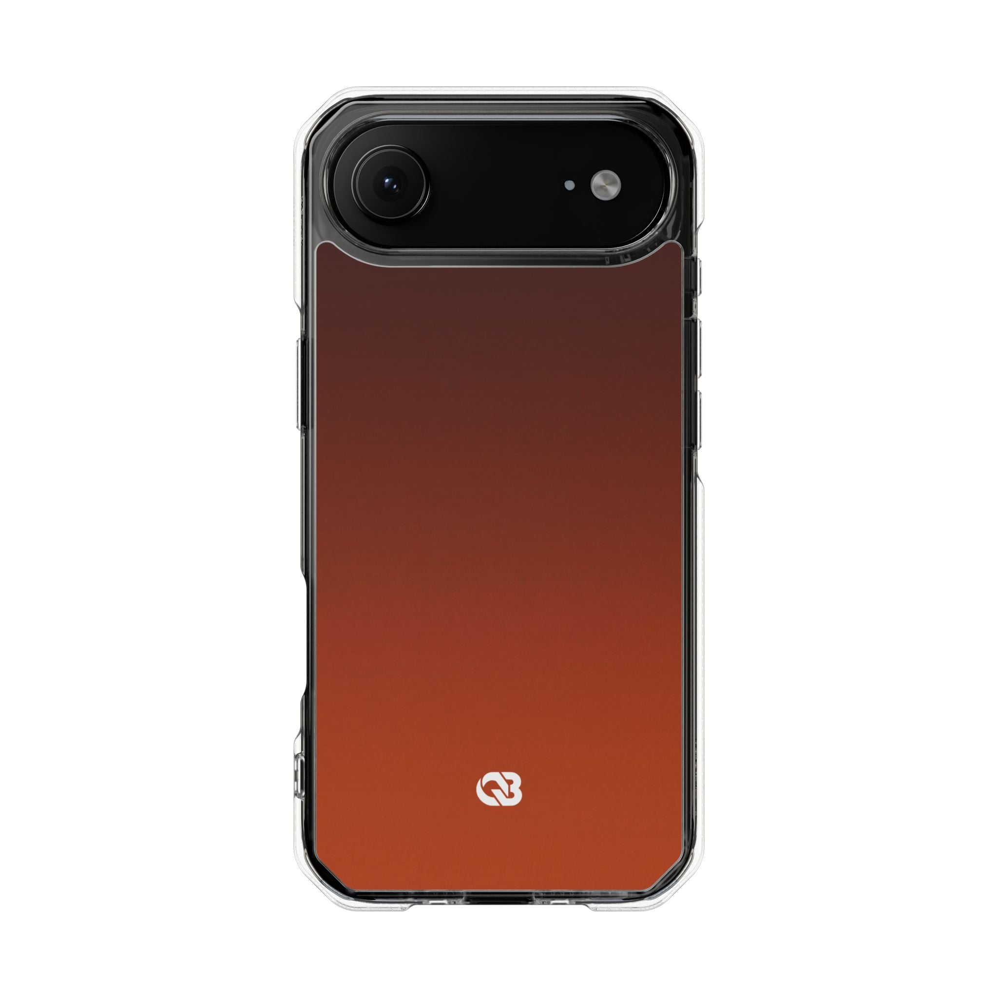 Orange Impact MagSafe Phone Case for iPhone - Obsidian Ember Fade