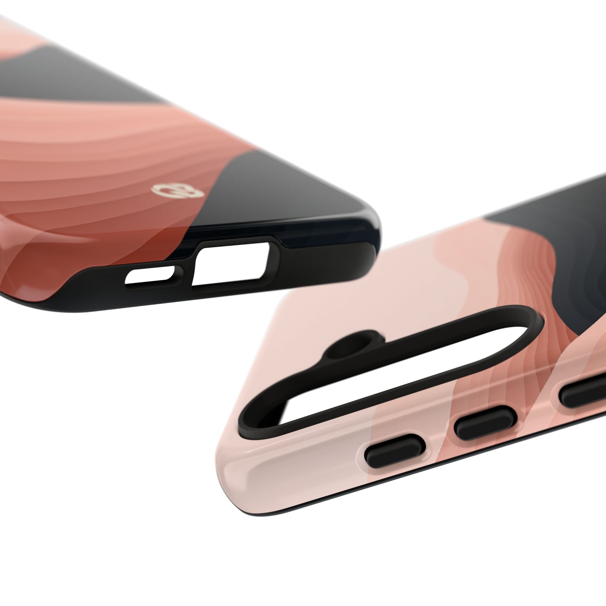 Pink Tough Phone Case for Samsung - Dune Shadow Layers