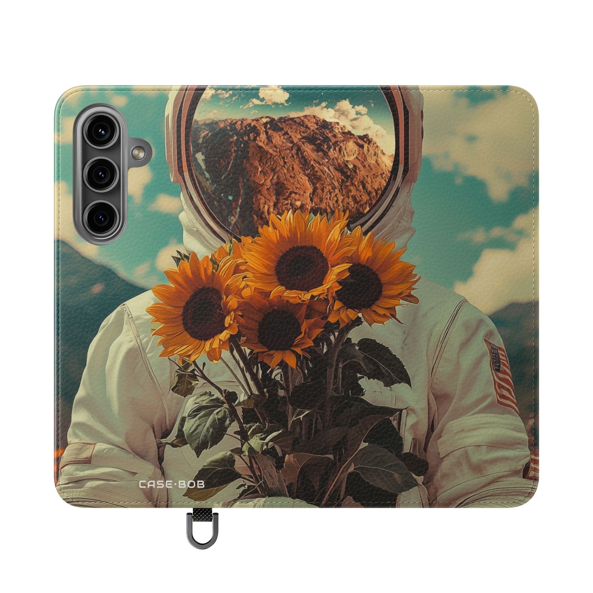 Solsikke Astronaut - Samsung S24 Cover - Pung