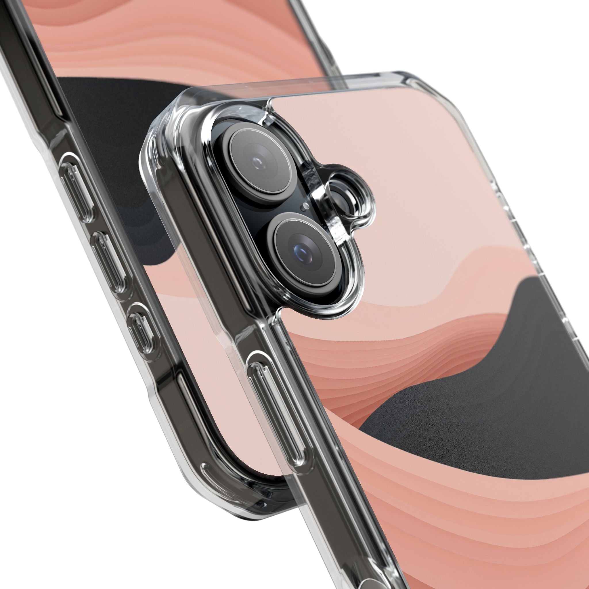 Pink Impact MagSafe Phone Case for iPhone - Dune Shadow Layers