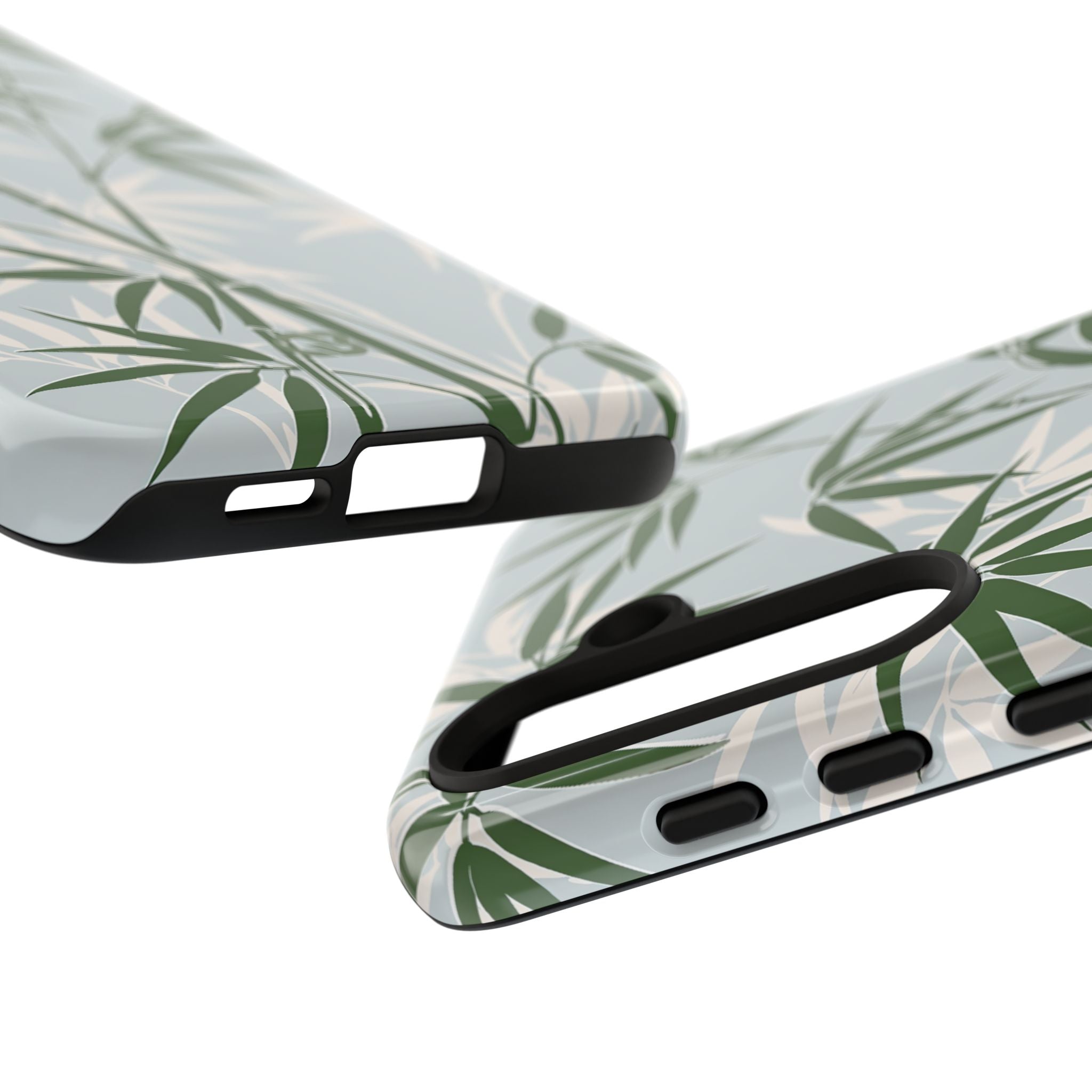Green Tough Phone Case for Samsung - Kyoto Bamboo Canopy