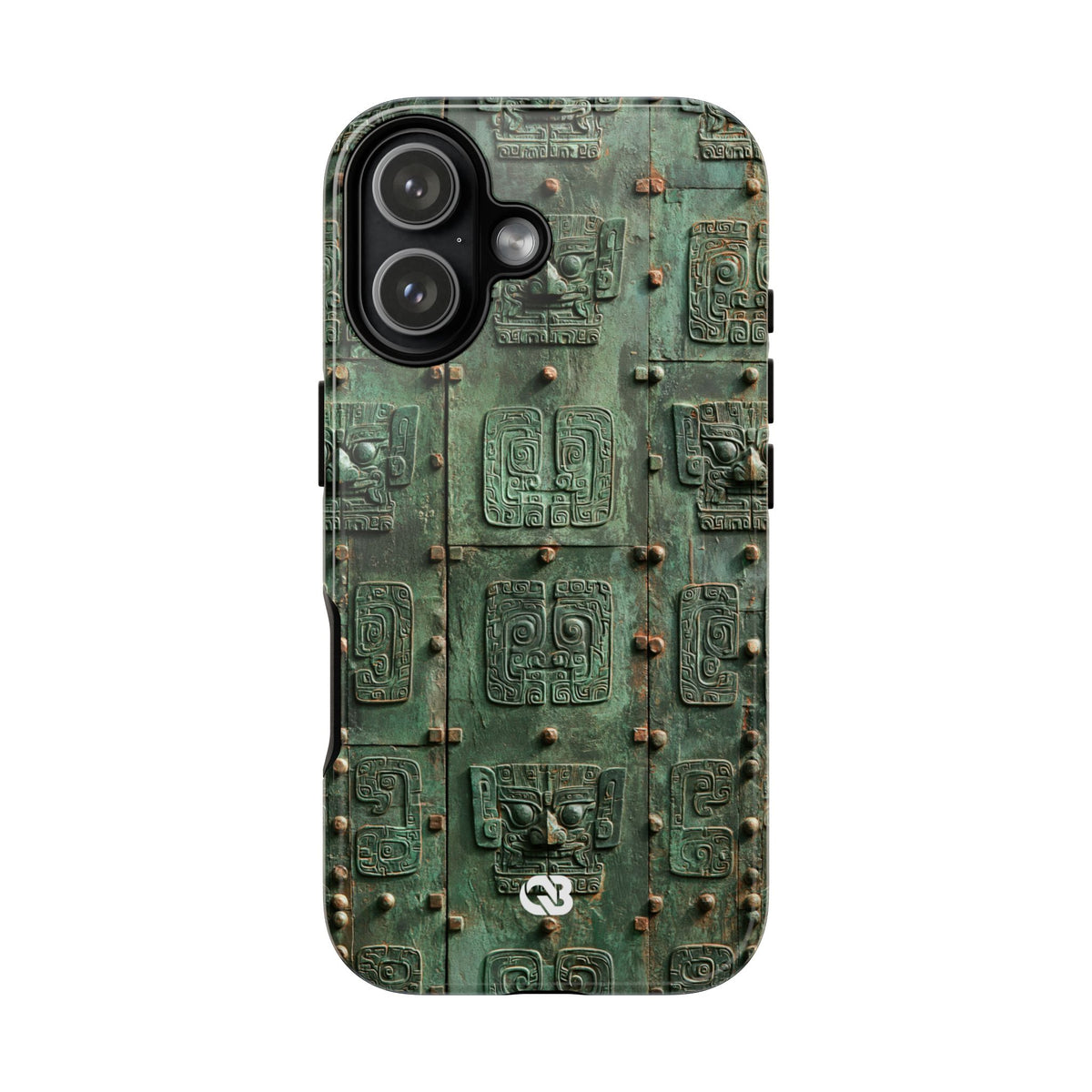Dynastic Bronze Relief · Tough Phone Case for iPhone · Green